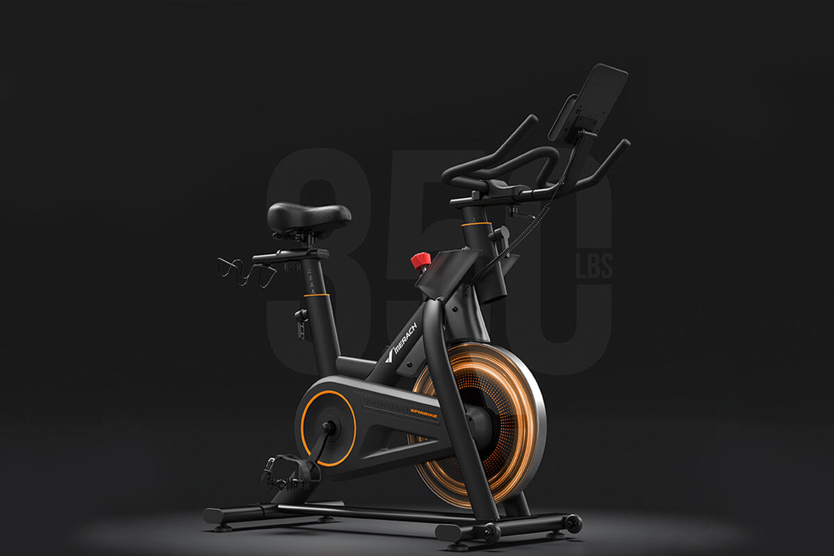 Vélo d'appartement magnétique 10 kg, 16 niveaux, Bluetooth, charge max 150 kg 4/7