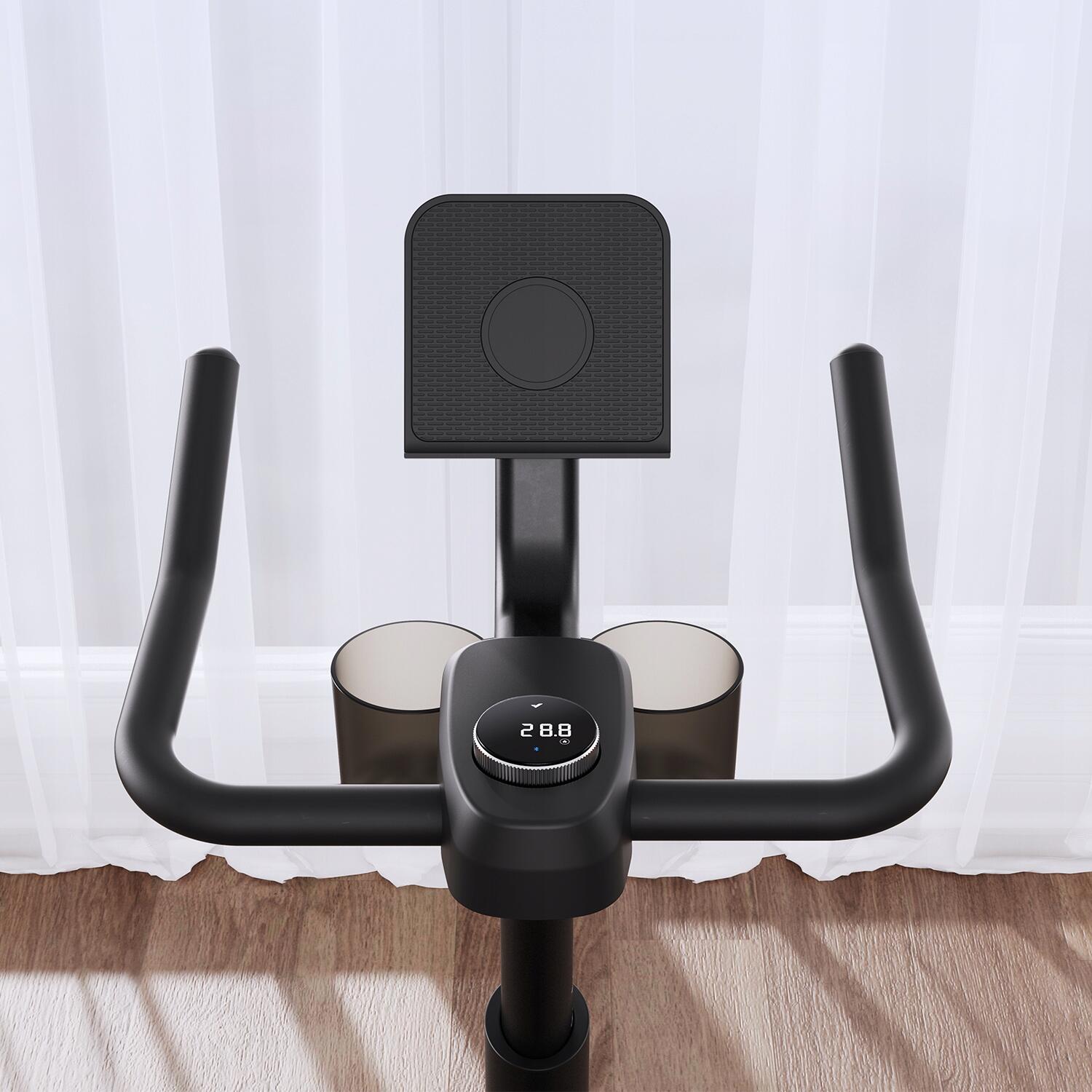 Vélo d'appartement MERACH, magnétique 16 niveaux, écran LCD 5/7