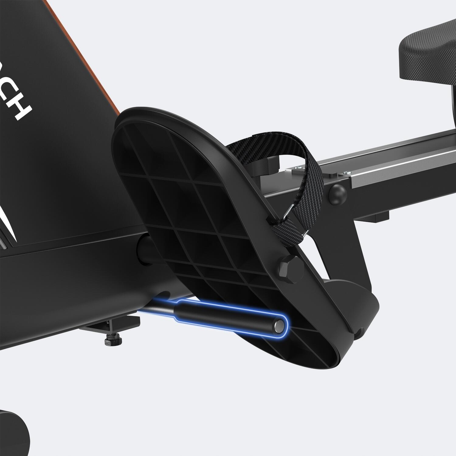 Rameur pliable R15 B2 16 niveaux, magnétique, Bluetooth, écran LCD, 158 kg 4/7