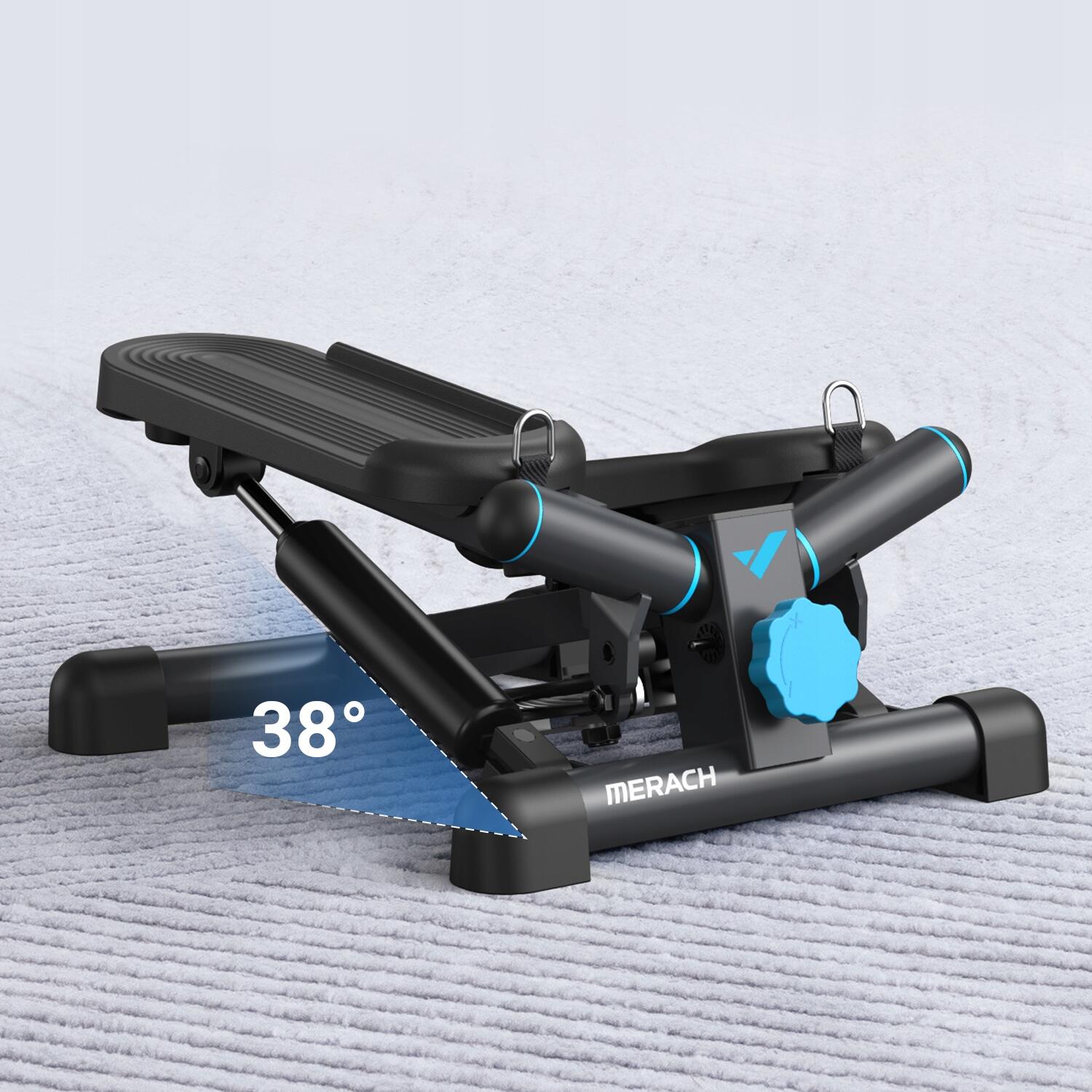 Mini Stepper 2-en-1 avec écran LCD et bandes de résistance - jusqu'à 150 kg 7/7