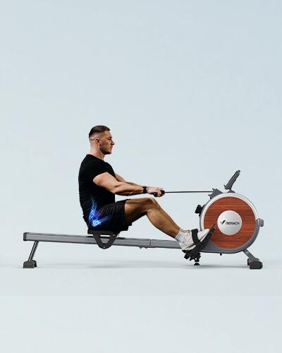 MERACH Magnet-Rudergerät 16 Stufen - klappbar, LCD, App-kompatibel 6/7