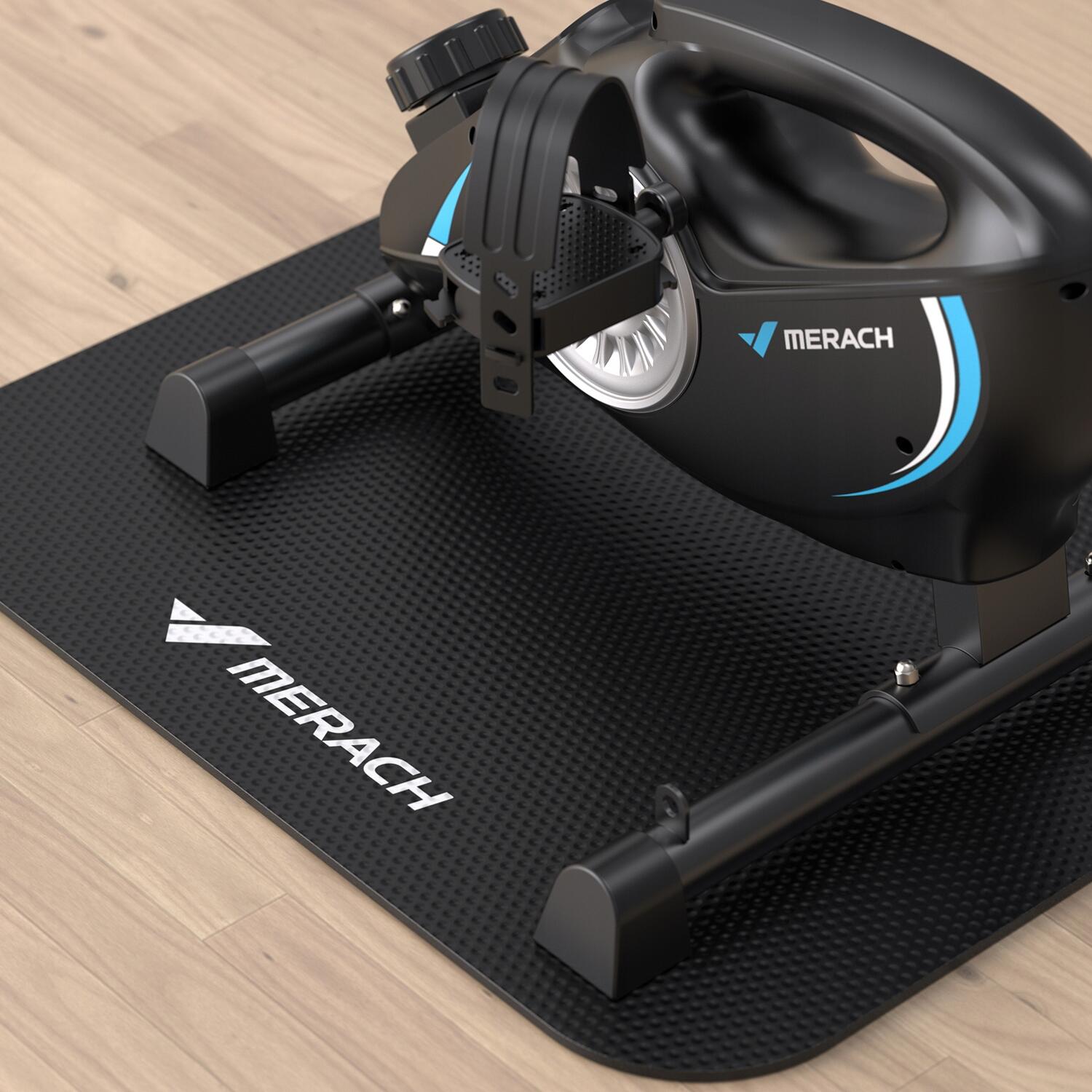 Leiser Mini-Heimtrainer magnetisch 16 Stufen mit LCD und Anti-Rutsch-Matte 6/7