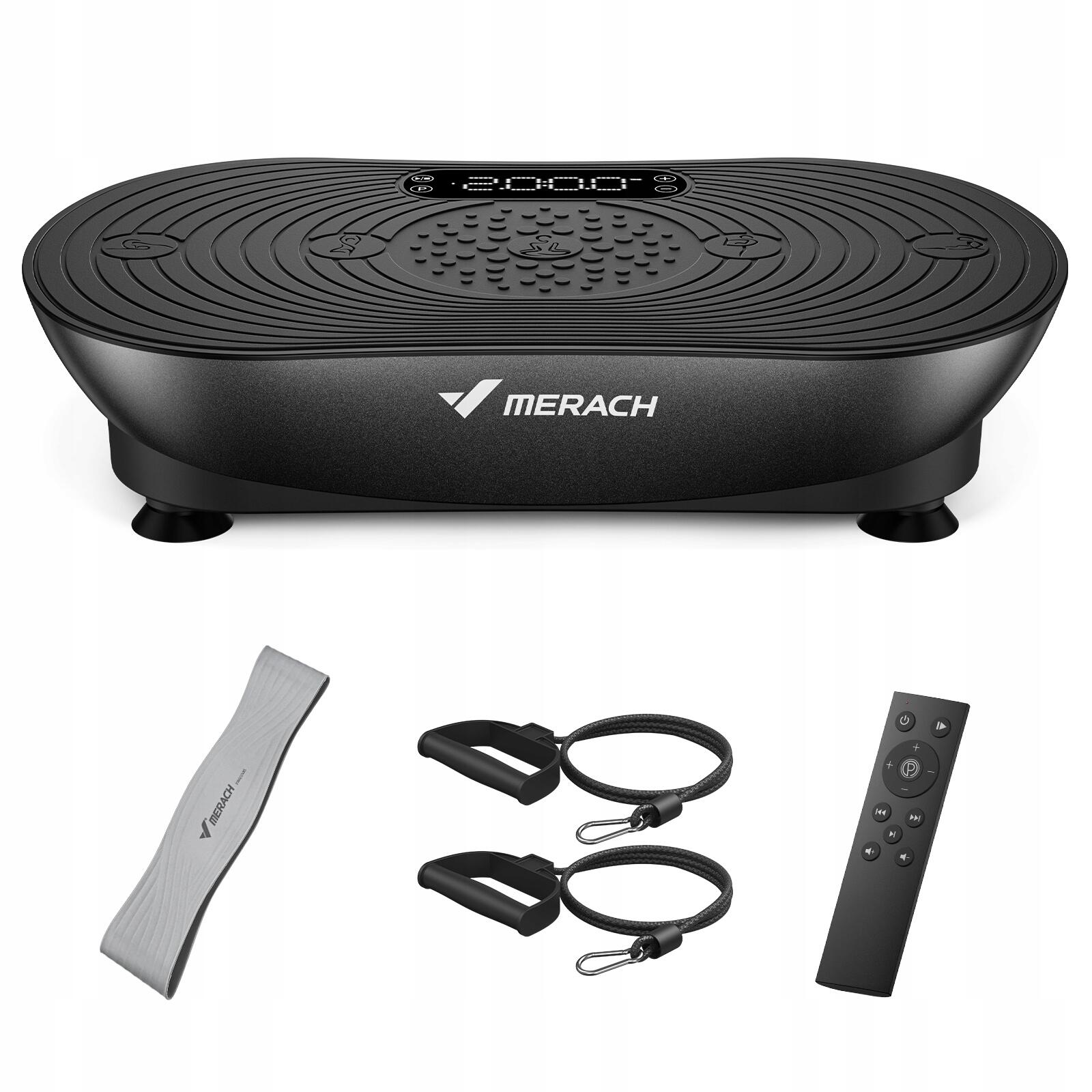 Plateforme vibrante MERACH MR-2533B1 - 99 vitesses, Bluetooth, télécommande 3/7