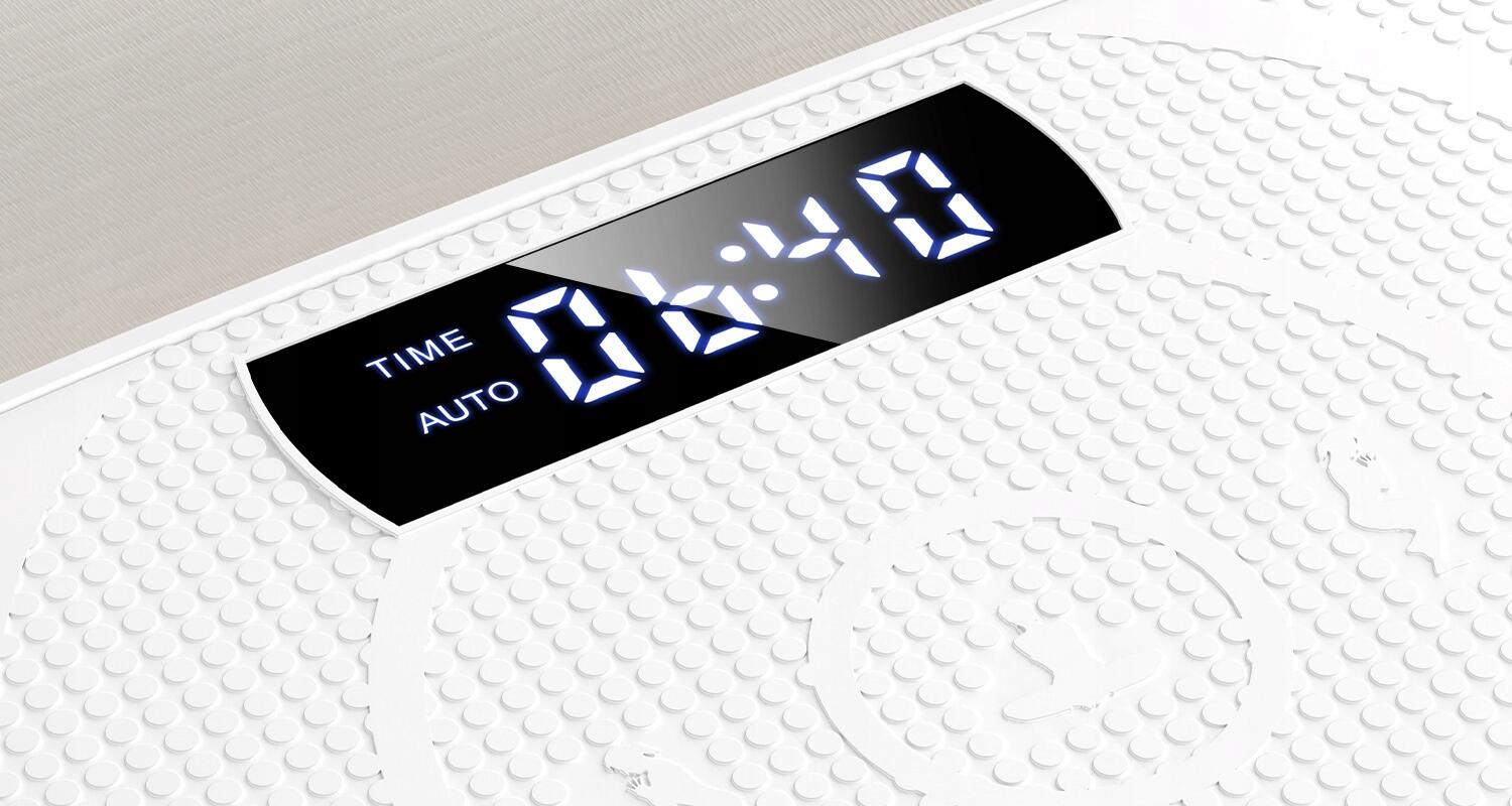 MERACH Vibrationsplatte 10 Stufen, Fernbedienung, Bluetooth 5/7