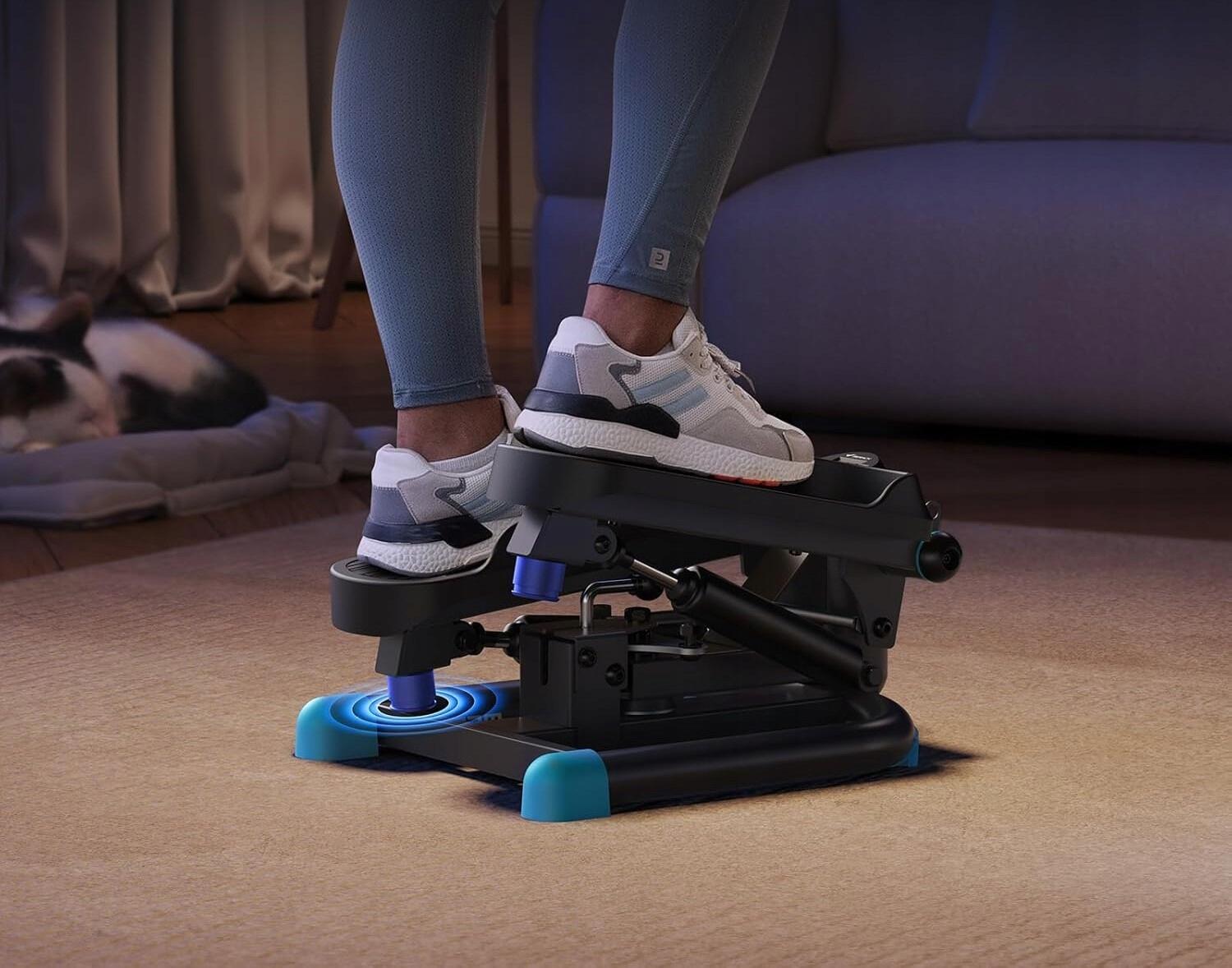 Mini Stepper Swing & Twist mit LCD und App-Anbindung, faltbar, 150 kg Belastung 4/7