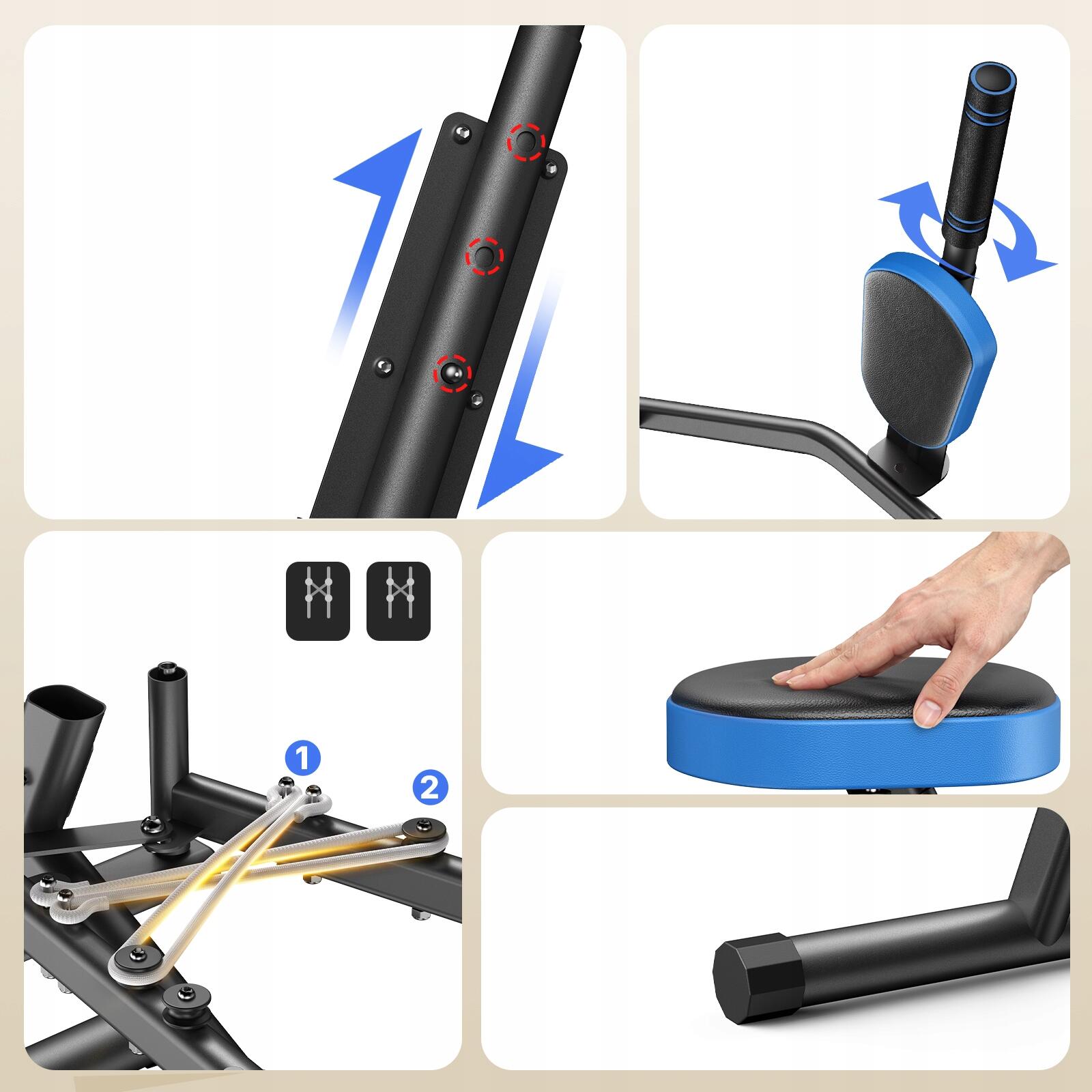 MERACH Abducteur 3-en-1 pour fessiers - 150 kg 7/7