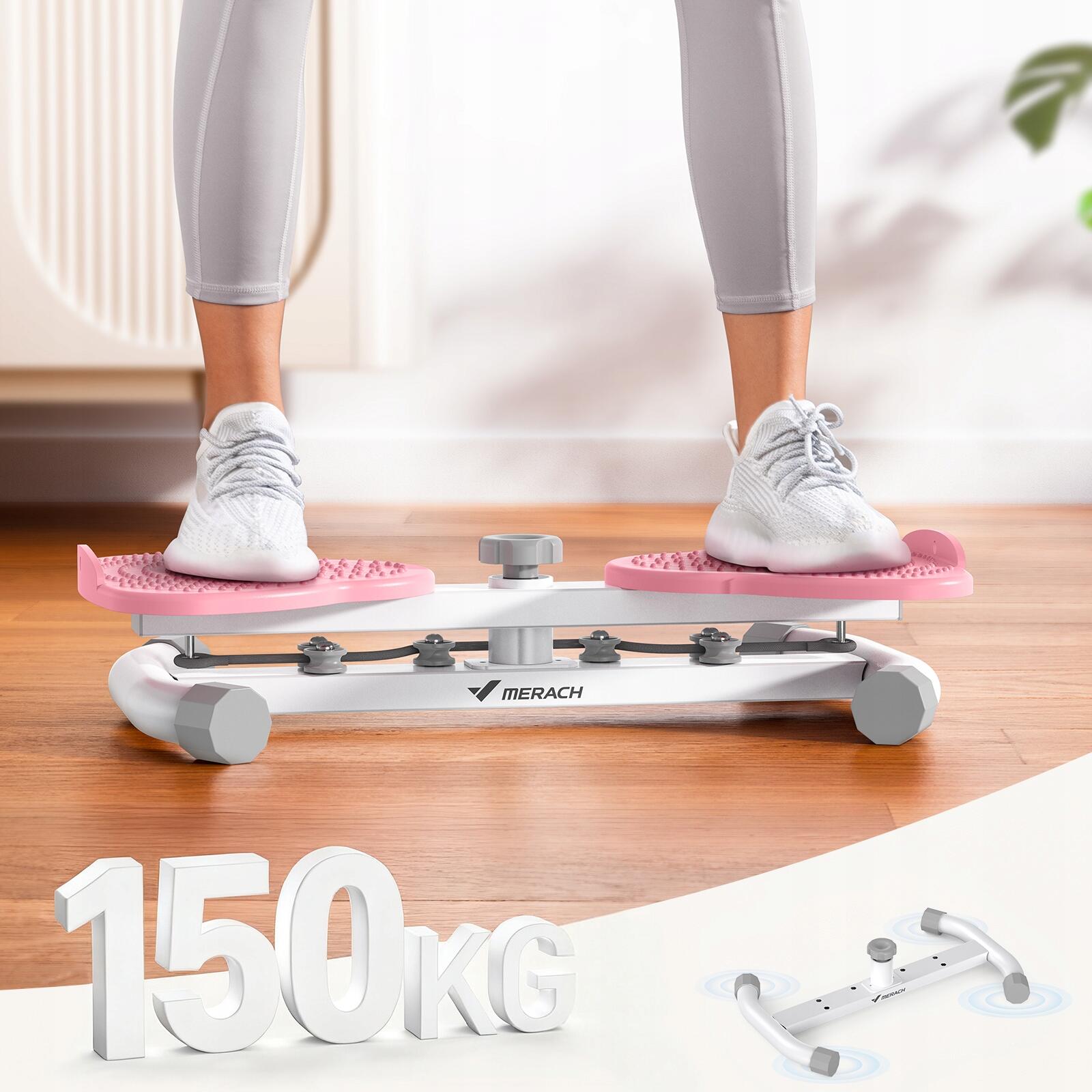 WIYETY – Plateau Tournant Taille Avec Compteur LCD, Antidérapant, Massage Plantaire, Capacité 300 Kg