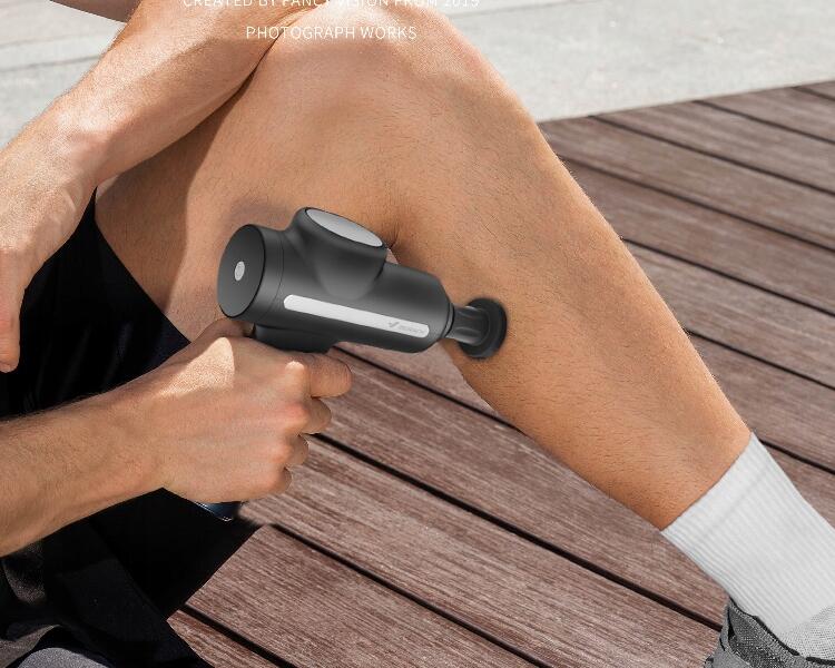 MERACH Massagepistole - 3 Stufen, 4 Aufsätze 5/7