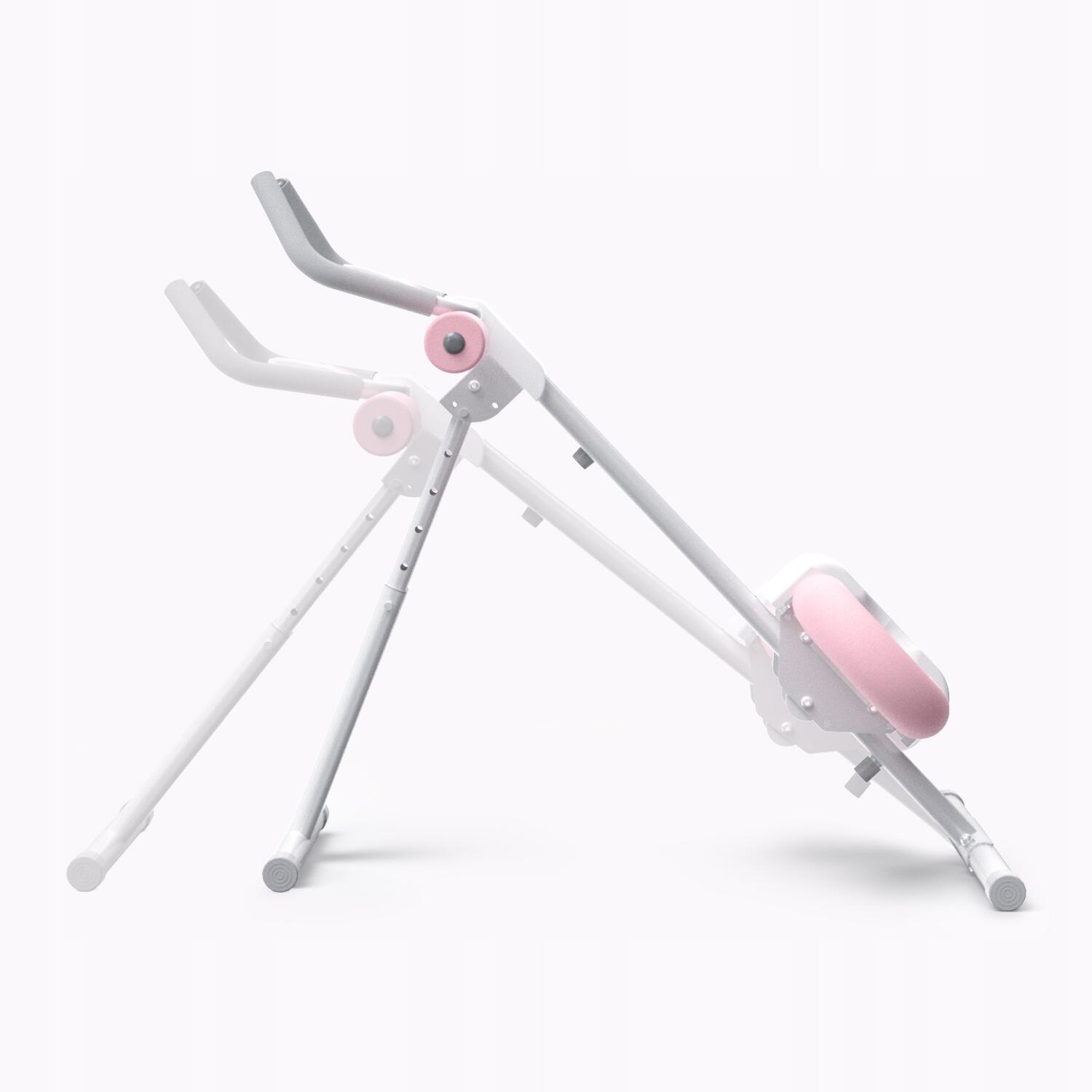 Appareil abdominaux pliable MERACH, 5 hauteurs, 2 inclinaisons, écran LCD 4/7