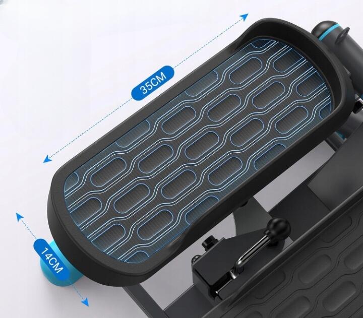 Mini Stepper Para El Hogar, Twister Stepper Con Cuerdas De Potencia Y Pasamanos Ajustable Hasta Abajo Carga Maxima De 150 Kg