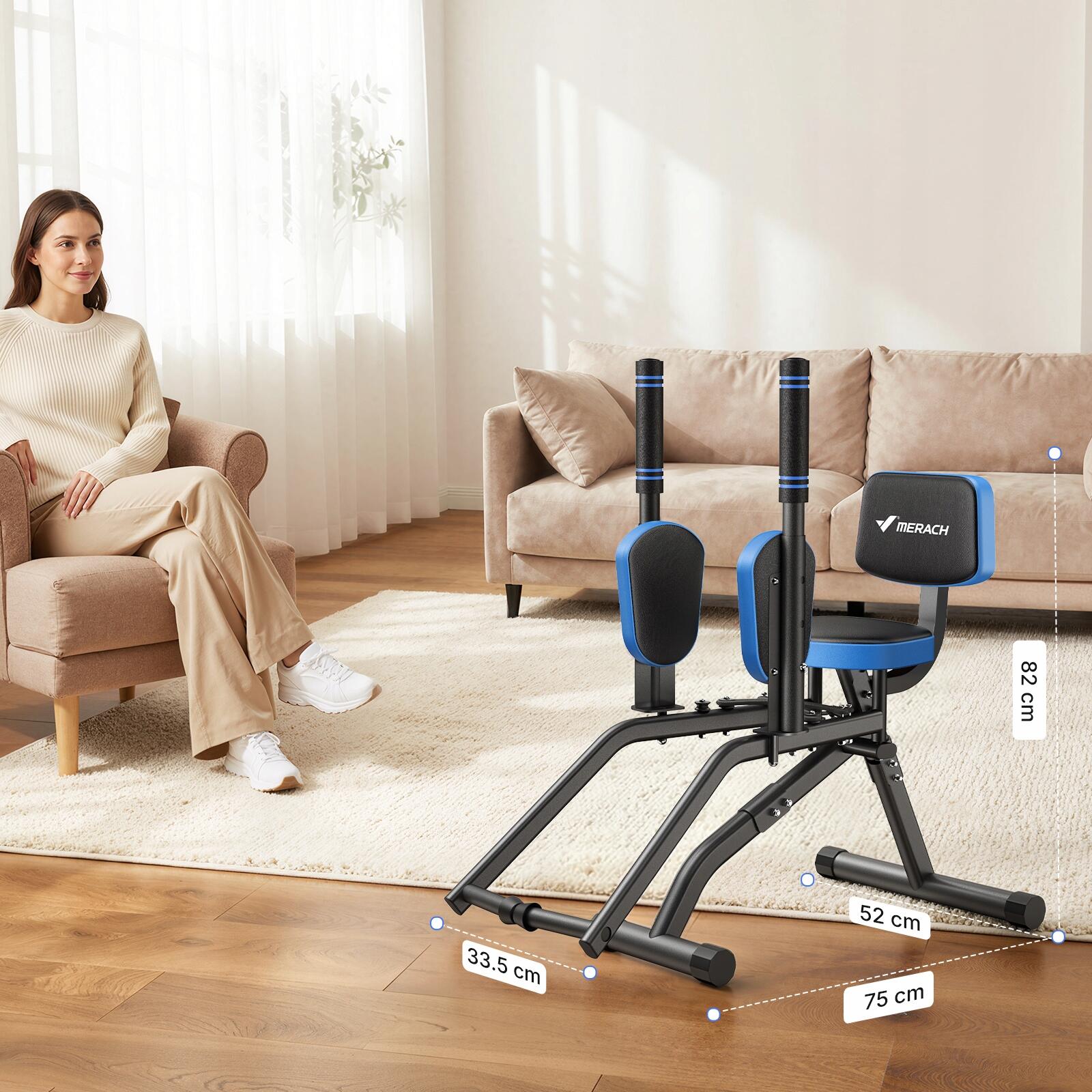 MERACH Abducteur 3-en-1 pour fessiers - 150 kg 5/7