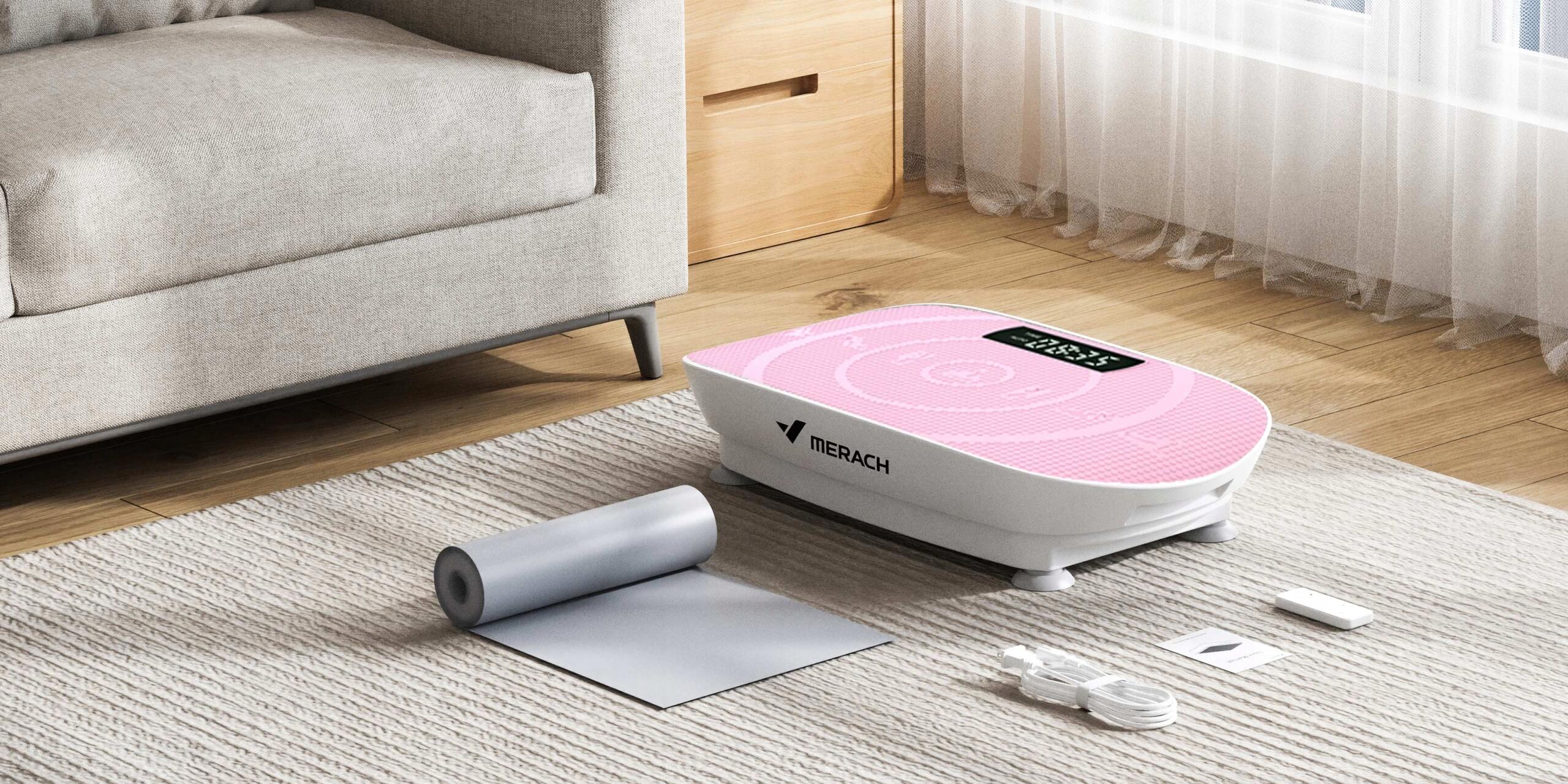 Plateforme vibrante MERACH avec télécommande, 10 vitesses, Bluetooth. 5/7