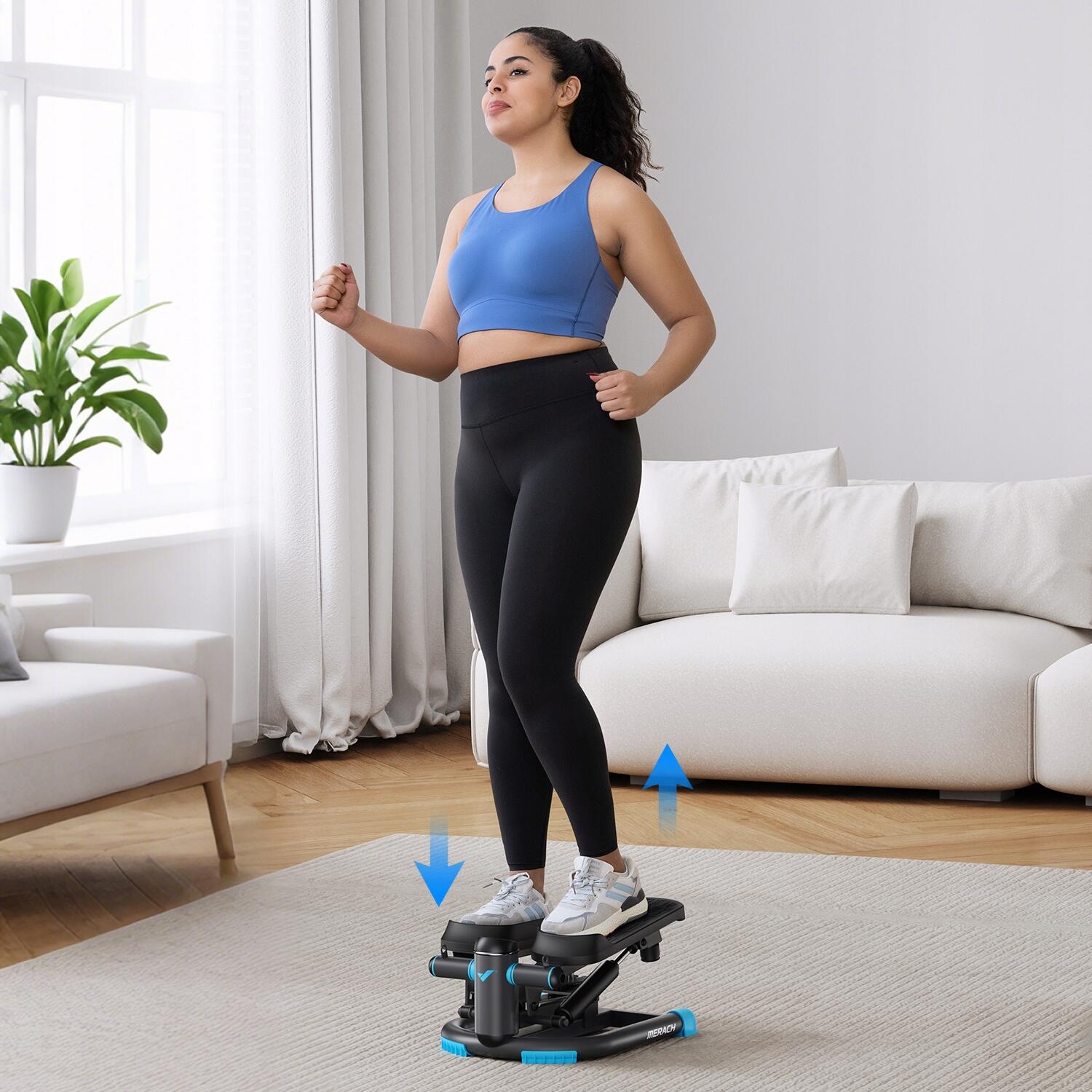 Mini Stepper Swing & Twist mit LCD und App-Anbindung, faltbar, 150 kg Belastung 6/7