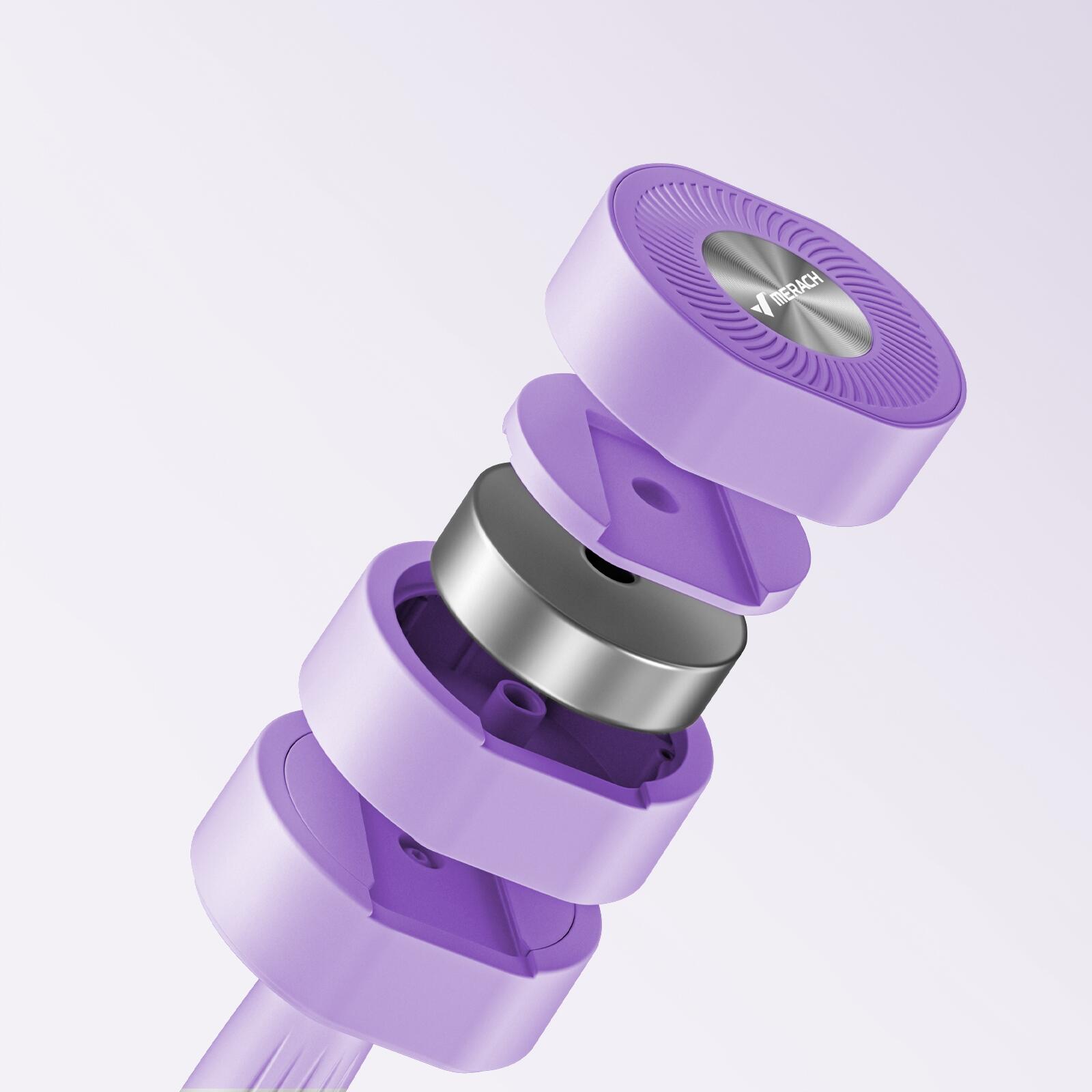 Haltères réglables 4-en-1 2 pièces 1–8 kg, violet 5/7