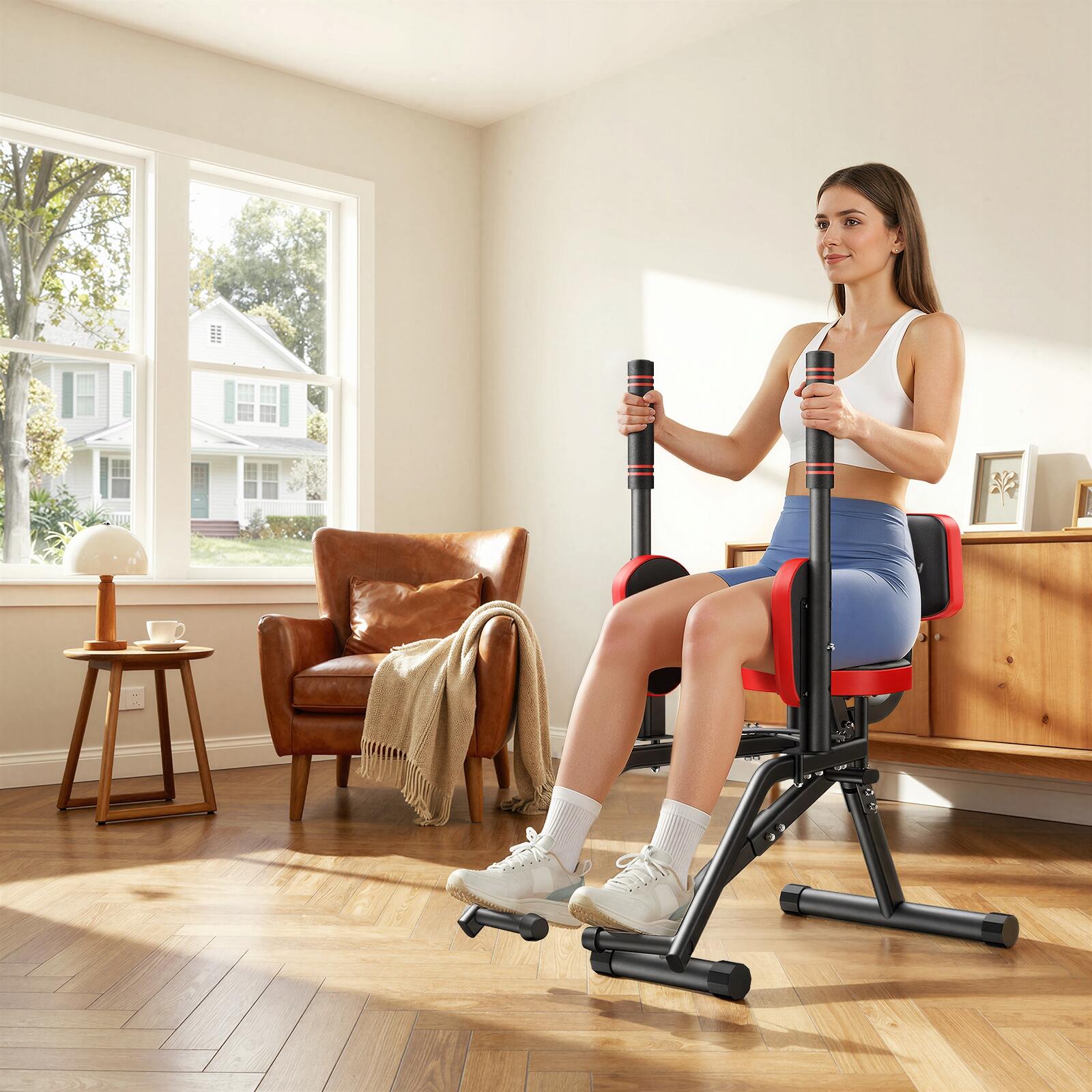 Hüftabduktor 3-in-1 Merach - Heimtrainer für Brust, Po & Beine bis 150 kg 2/7