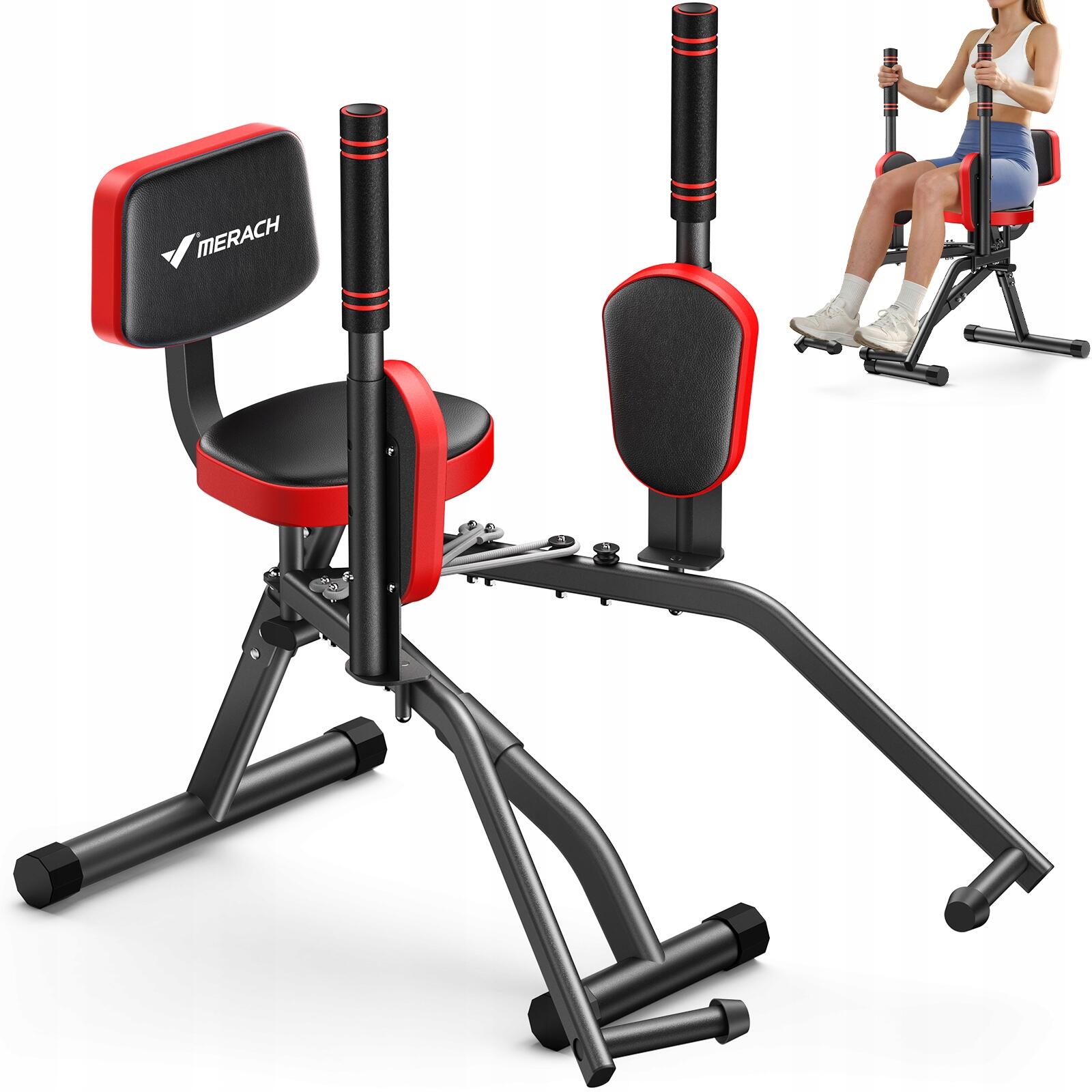Hüftabduktor 3-in-1 Merach - Heimtrainer für Brust, Po & Beine bis 150 kg 6/7