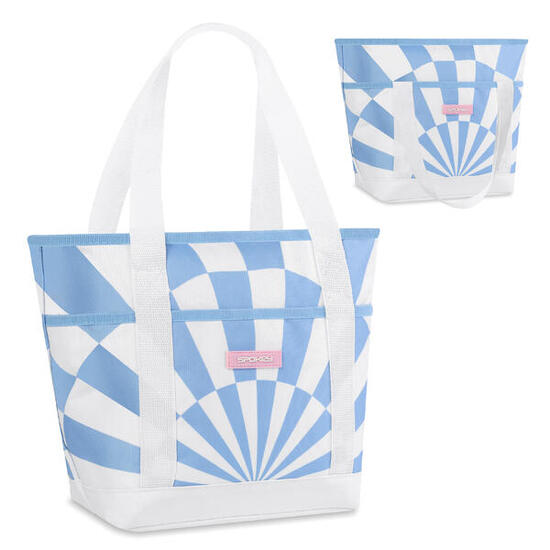 Sac isotherme 12 L bleu rPET aluminium Spokey Acapulco