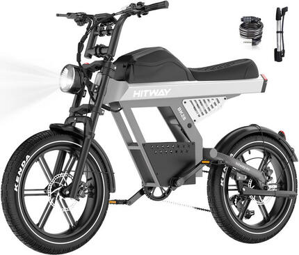 Vélo électrique fat bike 20” 1200Wh pneus 20×4.5 freins Tektro BK28