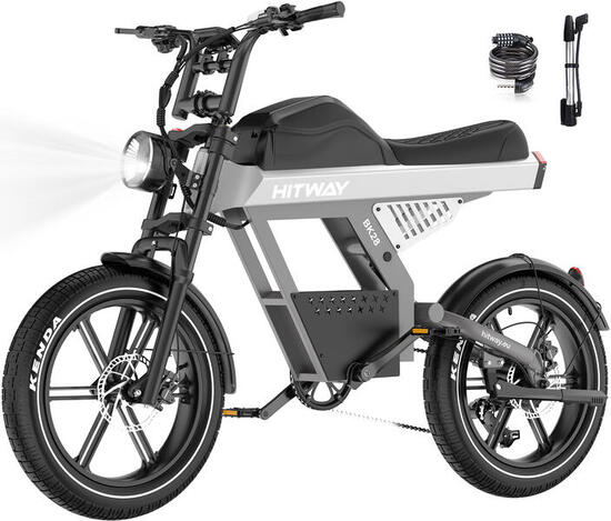 Vélo électrique fat bike 20” 1200Wh pneus 20×4.5 freins Tektro BK28