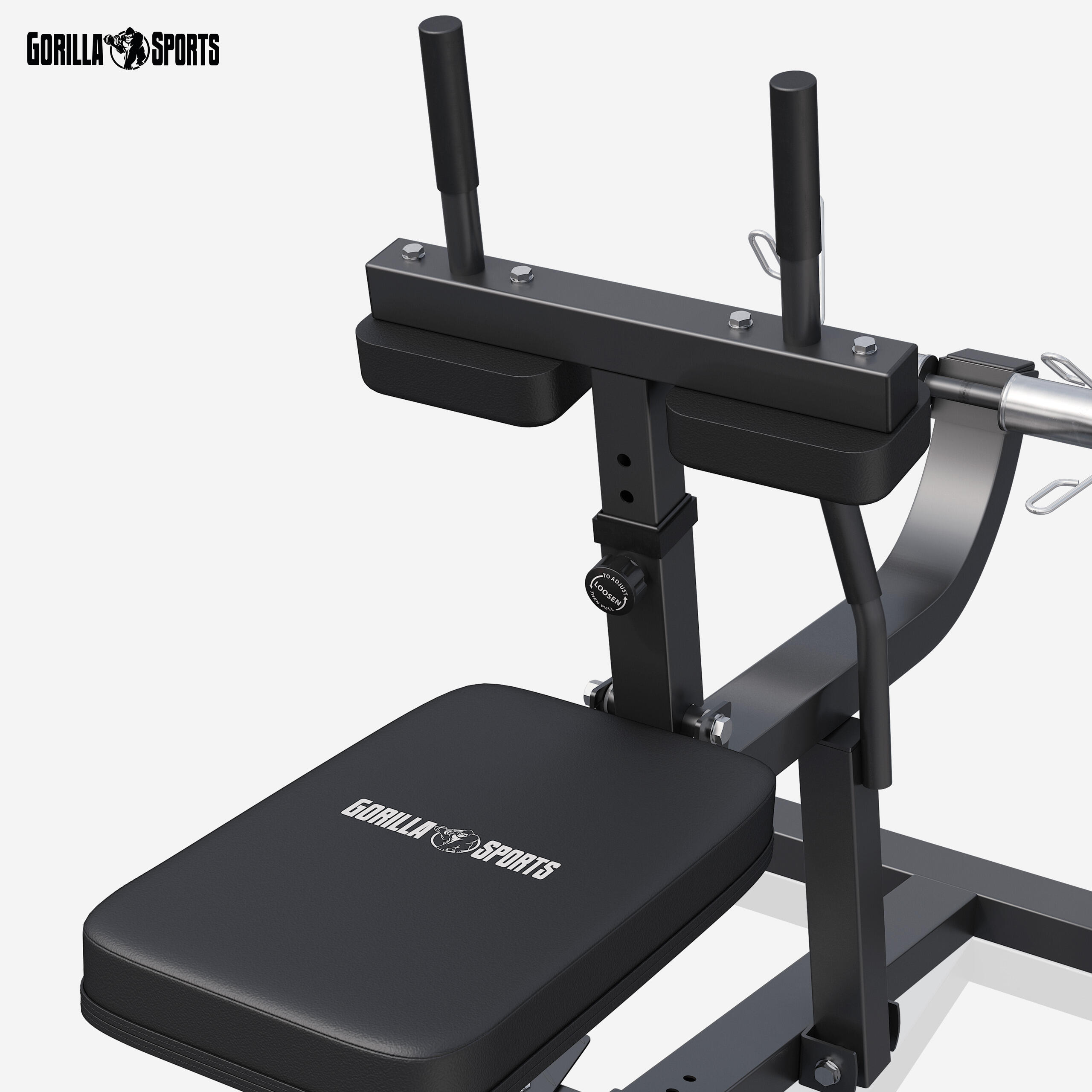 Presse à mollets assise 300 kg | réglable | 30/31 et 50/51 mm 5/7