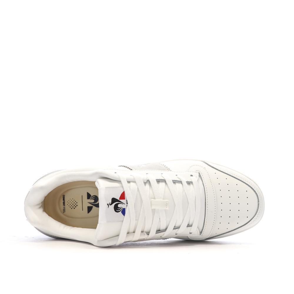 Baskets Blanches/Grises Homme Le Coq Sportif Olympia 4/7