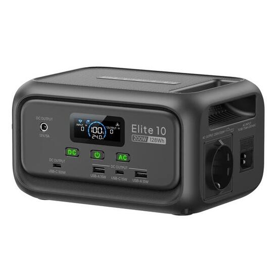 Elite 10 MINI Stazione energia portatile 128Wh weekend e campeggio - 99% RENEW