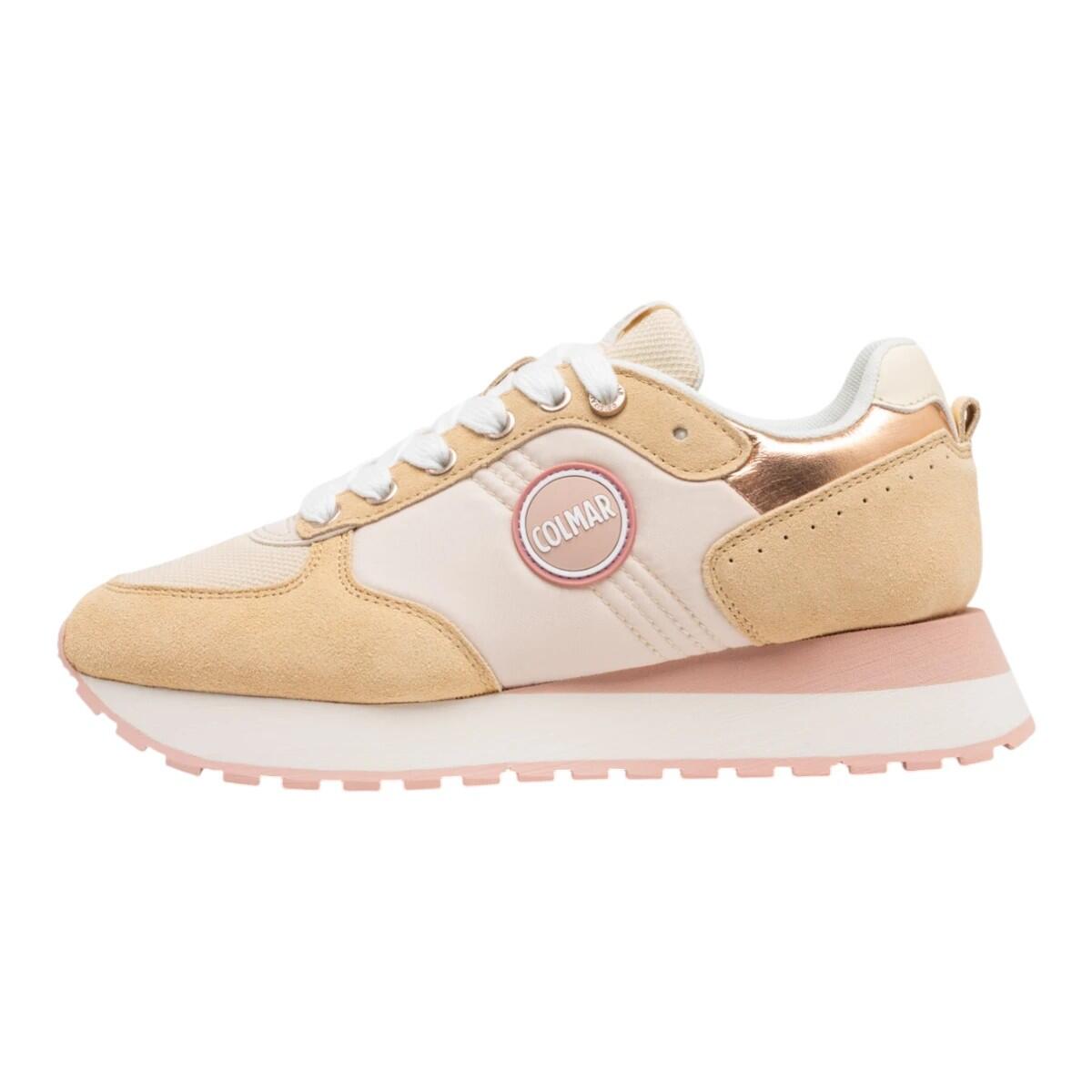 Baskets Femme Baskets Colmar TRAVIS AUTHENTIC Beige Colmar 3/6