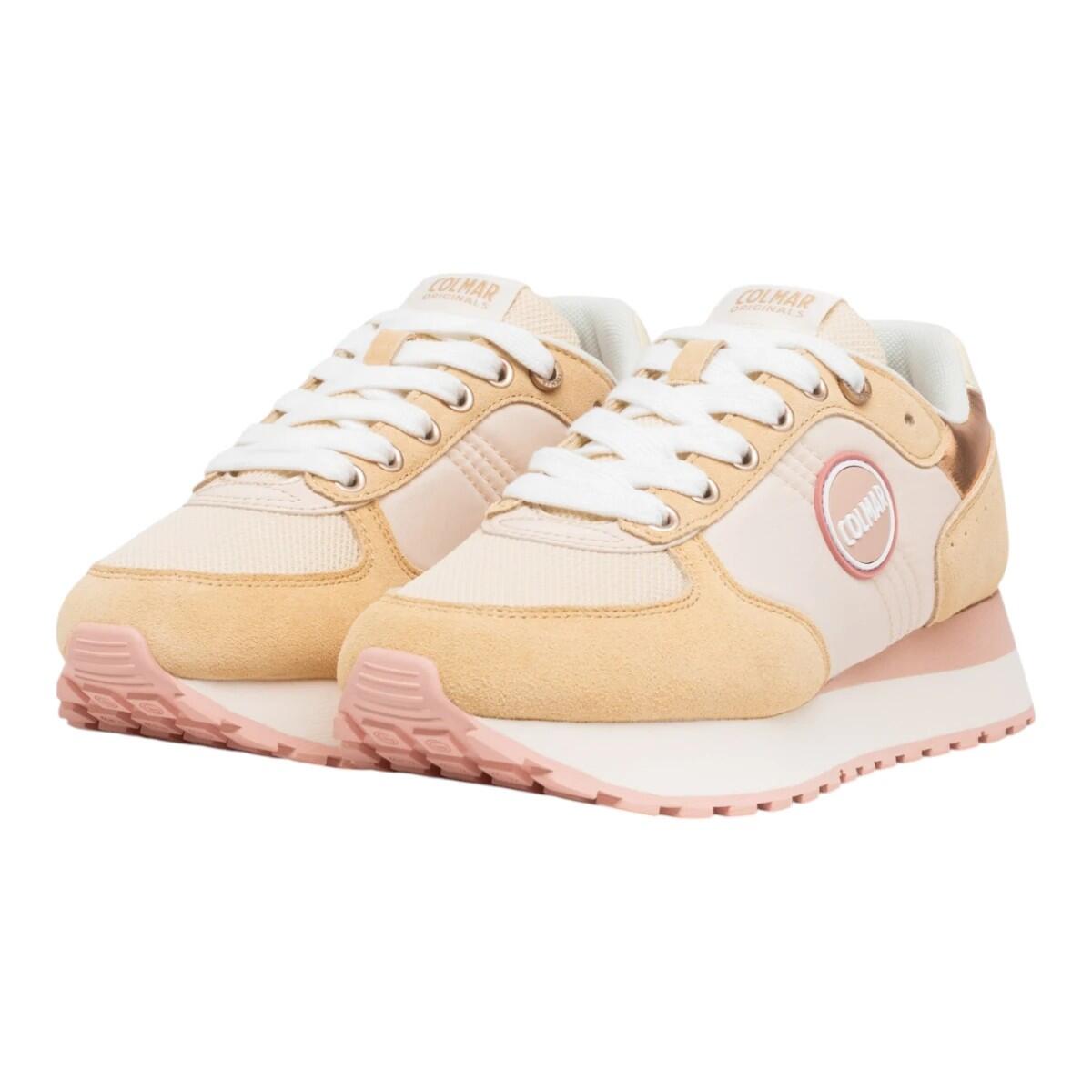 Baskets Femme Baskets Colmar TRAVIS AUTHENTIC Beige Colmar 2/6