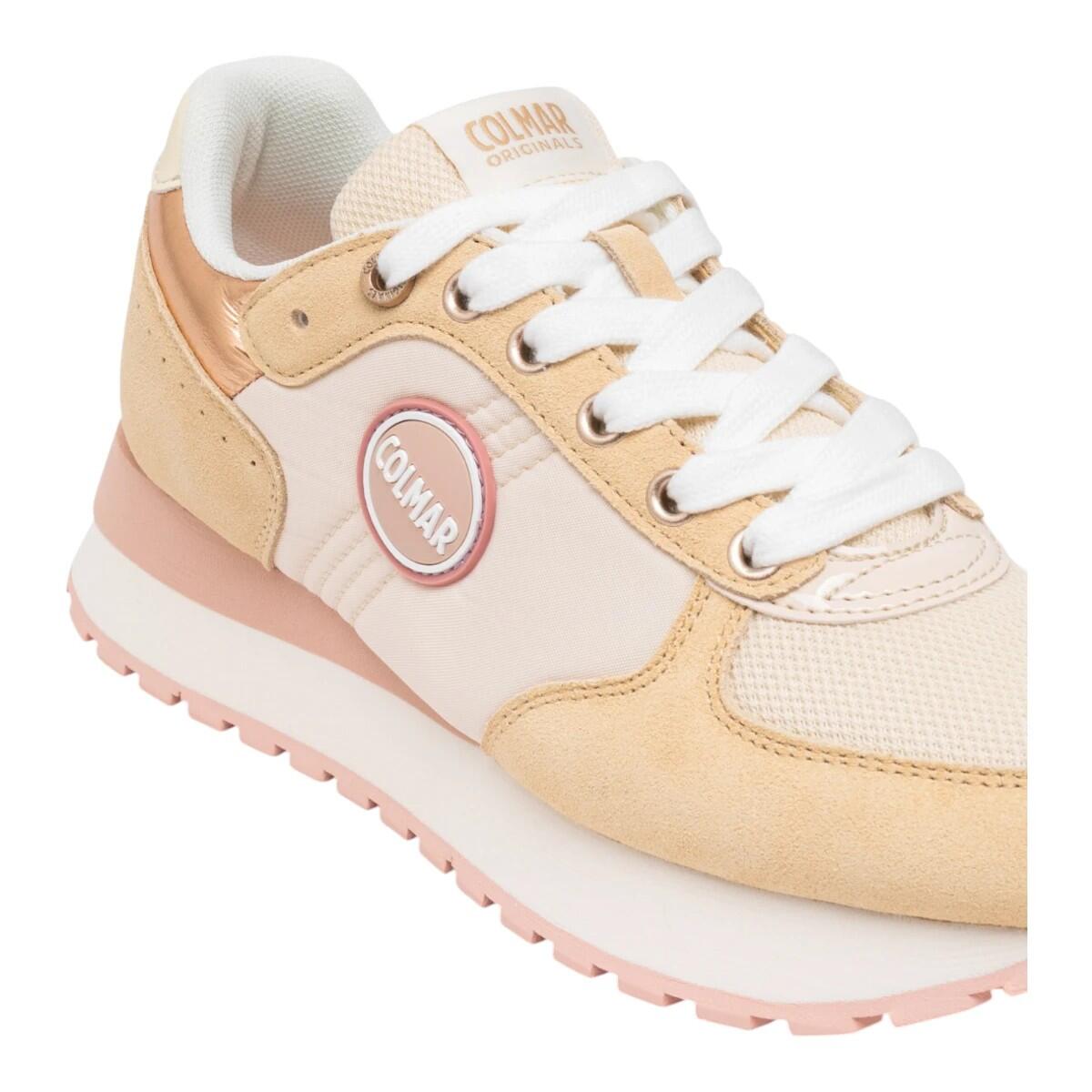 Baskets Femme Baskets Colmar TRAVIS AUTHENTIC Beige Colmar 5/6