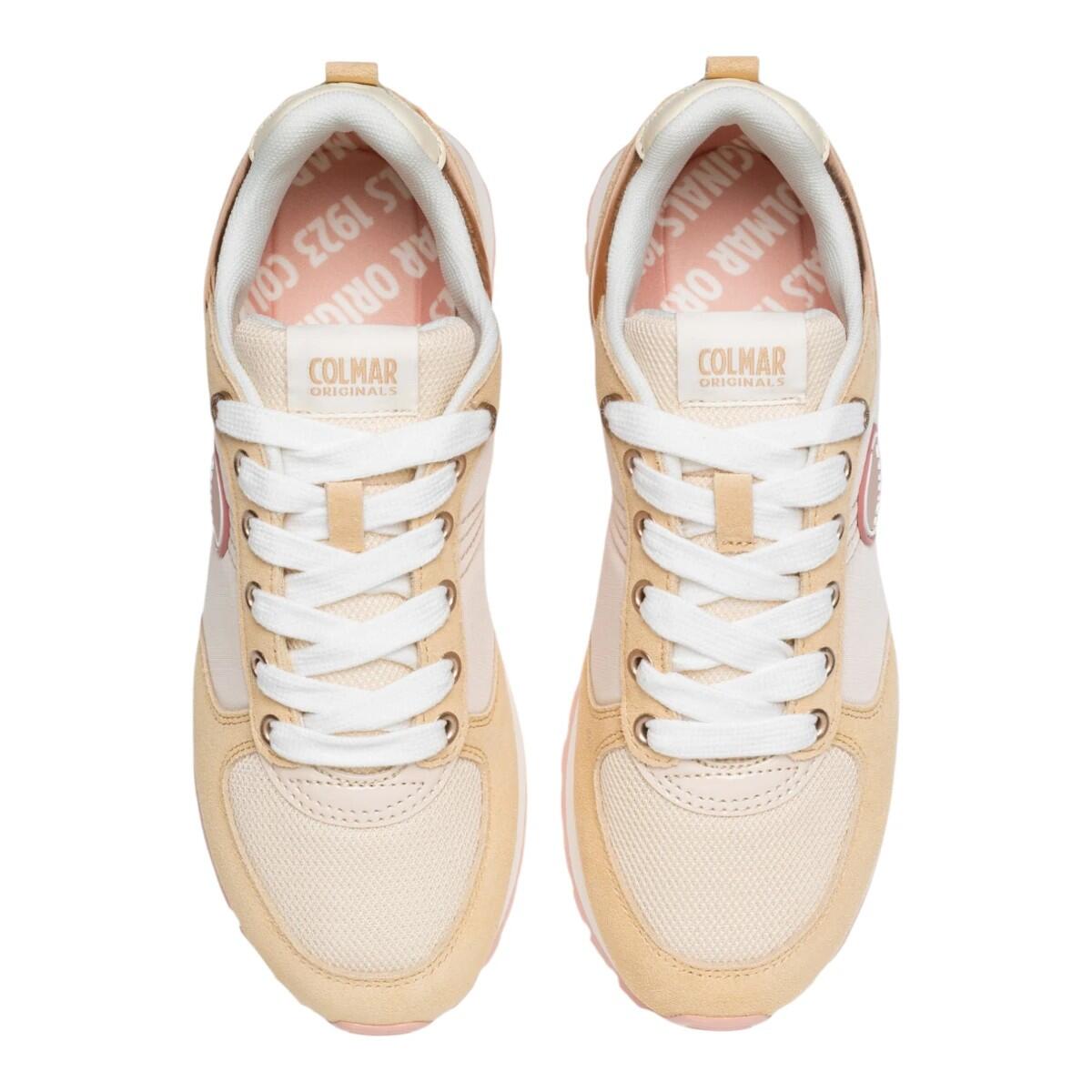 Baskets Femme Baskets Colmar TRAVIS AUTHENTIC Beige Colmar 4/6