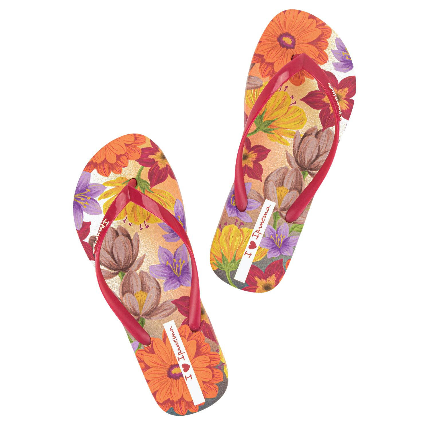 Ipanema Verao Tropical Damen Flip-Flops mit Blumenmuster, Pink, für den Pool 2/4