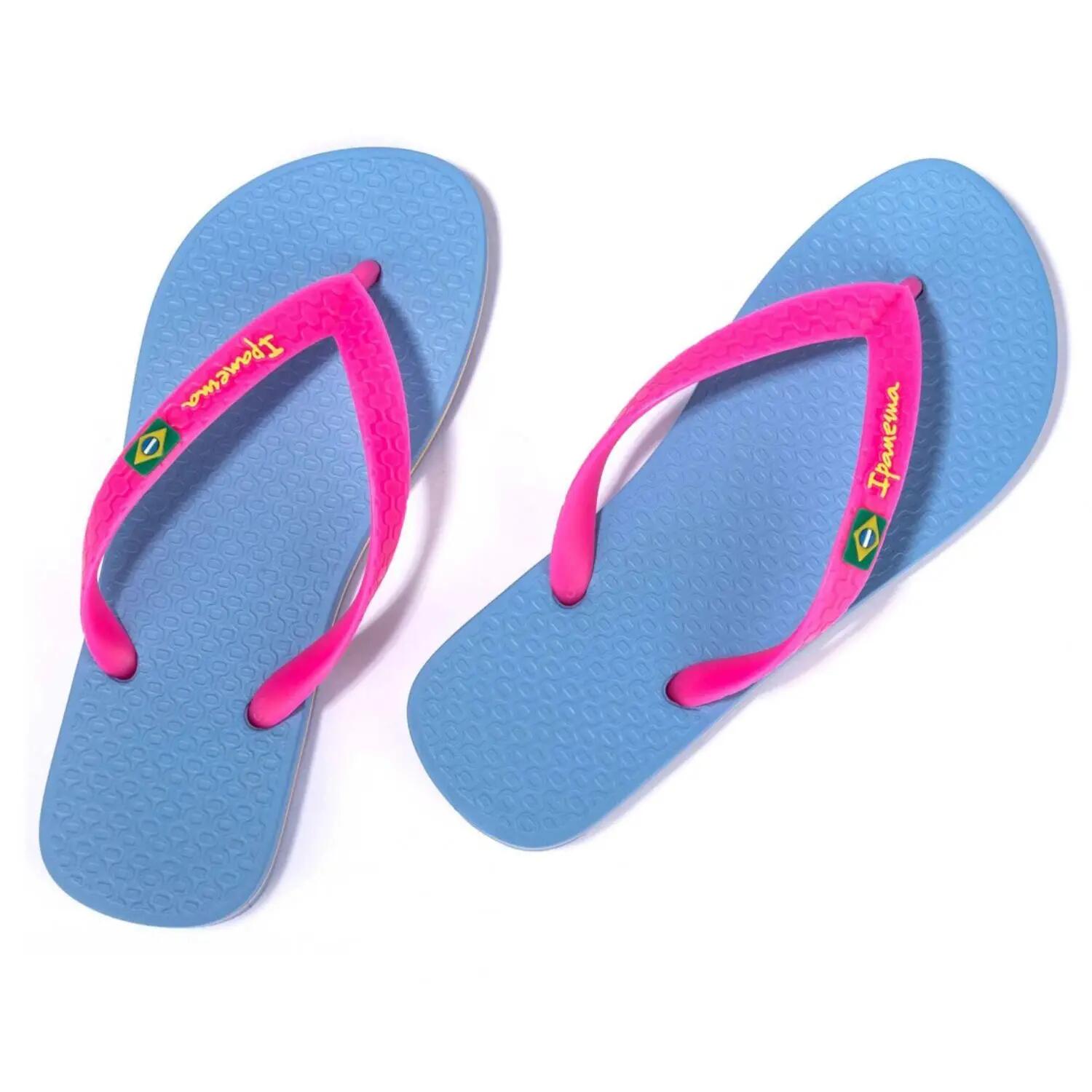 Damen-Flip-Flops Ipanema Clas Brasil II Zehentrenner Blau Pool 3/7