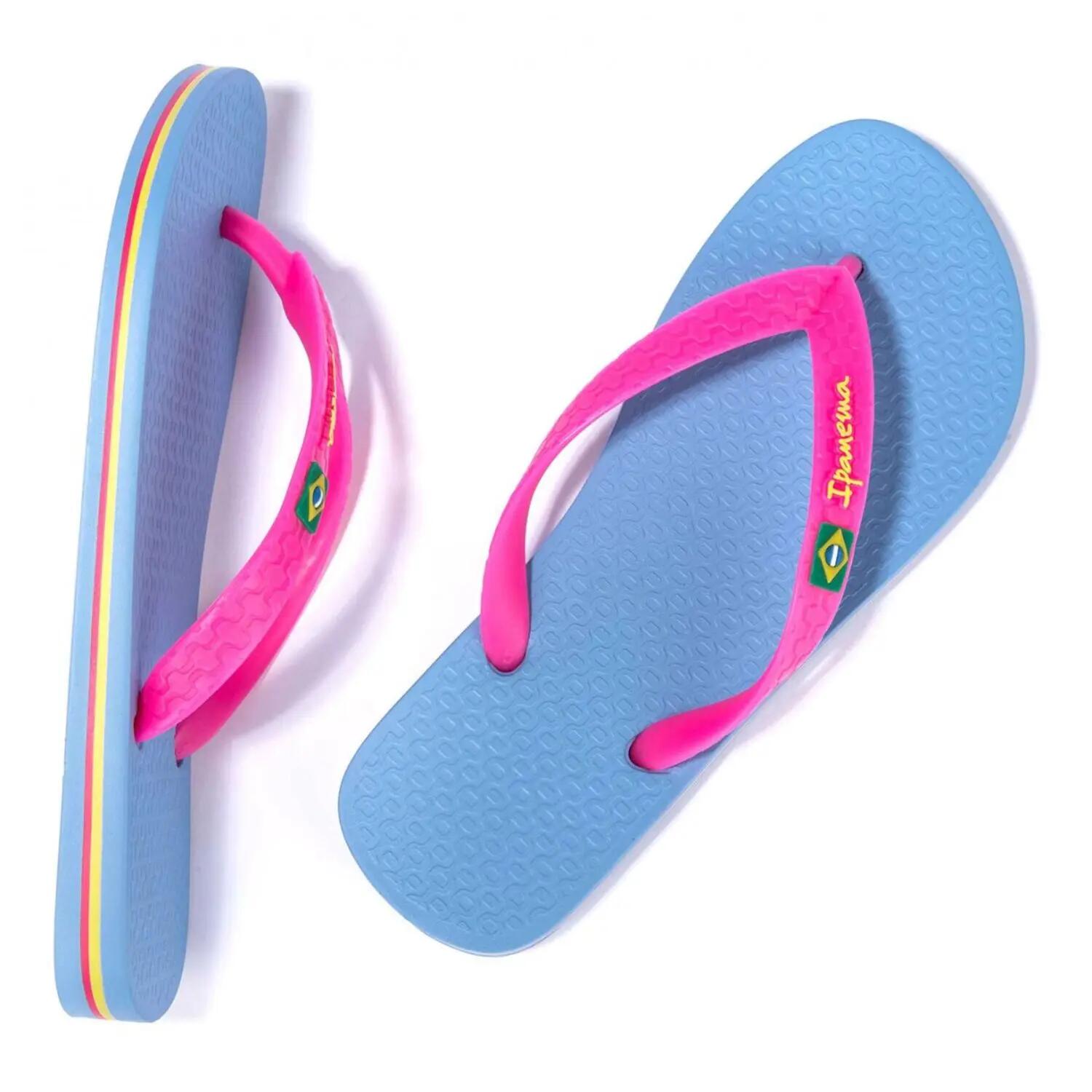 Damen-Flip-Flops Ipanema Clas Brasil II Zehentrenner Blau Pool 4/7