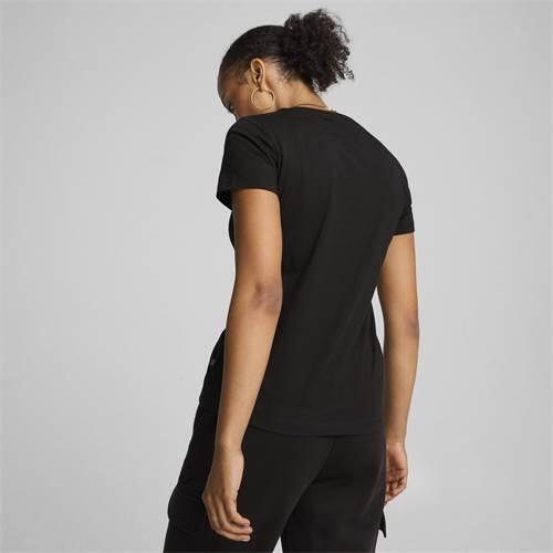 T-shirt ESS+ LOGO LAB da donna PUMA Black 5/6
