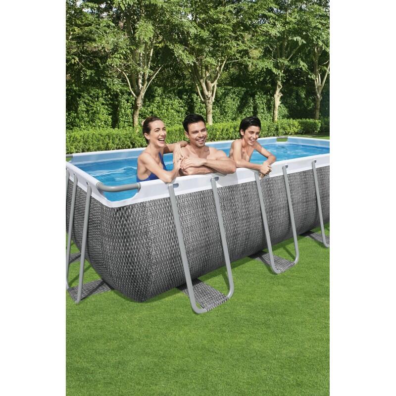 Piscina Desmontável Bestway Power Steel 549x274x122 cm com filtro 3/6