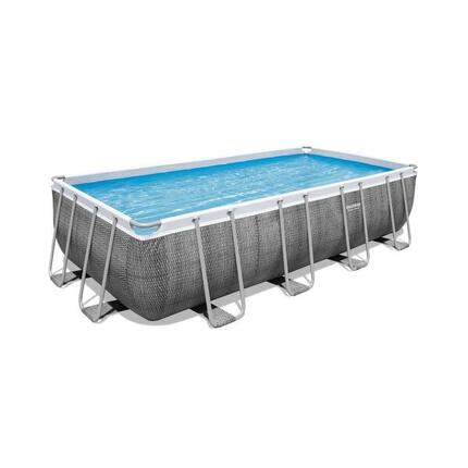 Piscina Desmontable Tubular Bestway Power Steel Ratán 549x274x122 cm con Depurad