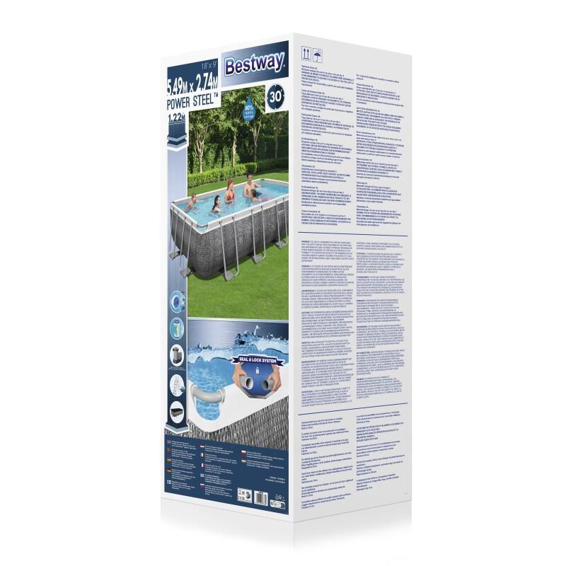 Piscina Desmontável Bestway Power Steel 549x274x122 cm com filtro 6/6