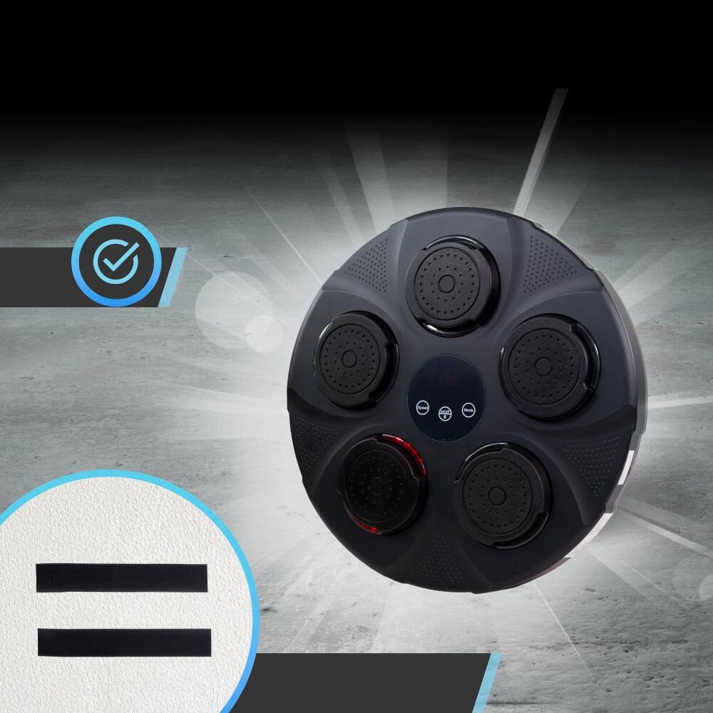 Machine de boxe 9 modes Comprend des gants Lumières Écran LED et Bluetooth 6/7
