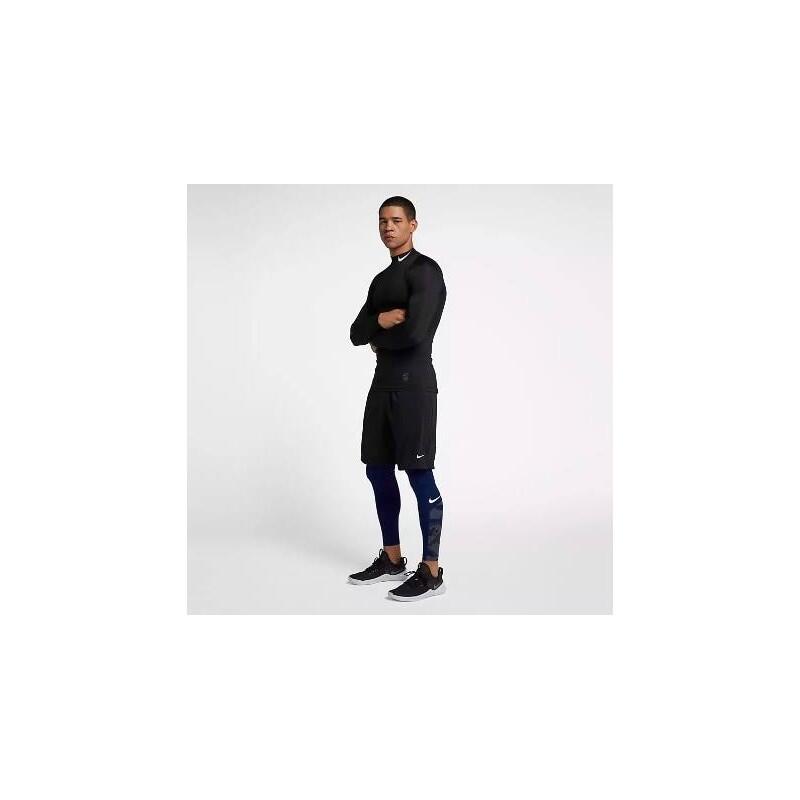 PANTALONE  AQ1204 M LEGGINGS BASELAYER  BLU 3/3