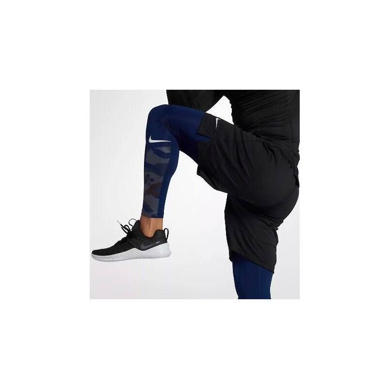 PANTALONE  AQ1204 M LEGGINGS BASELAYER  BLU 2/3