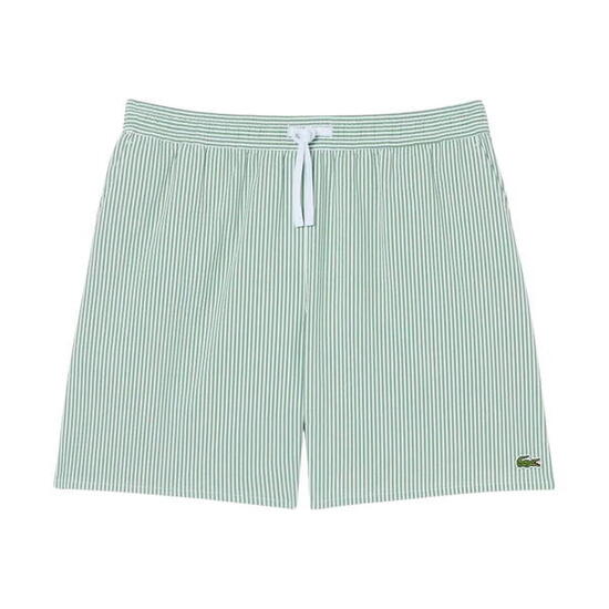 Costume da bagno Lacoste modello Bañador Lacoste Mid Length Striped T per uomini