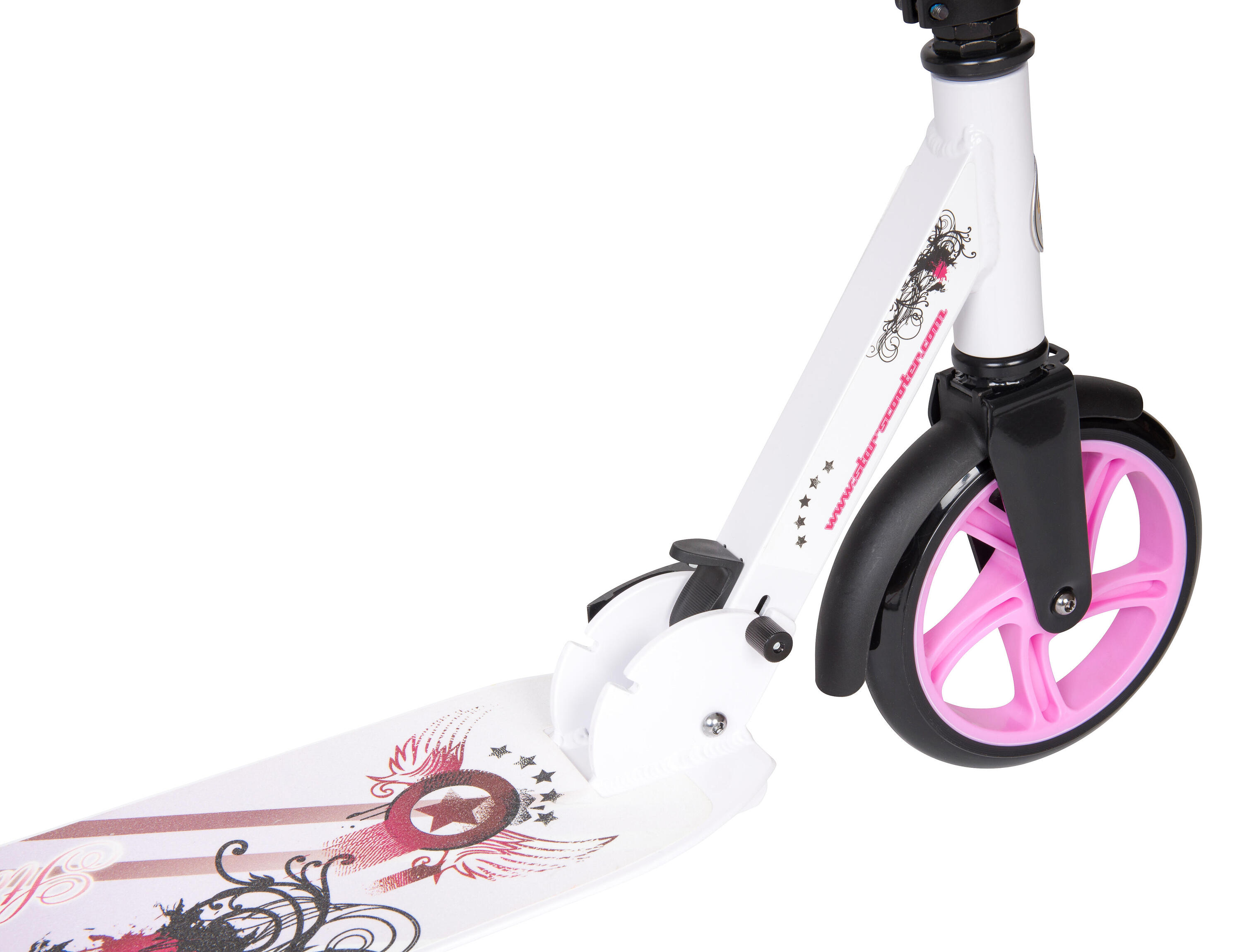 Kinder Cityroller 205 mm, ab 8 Jahre, klappbar, XXL Trittbrett 3/7