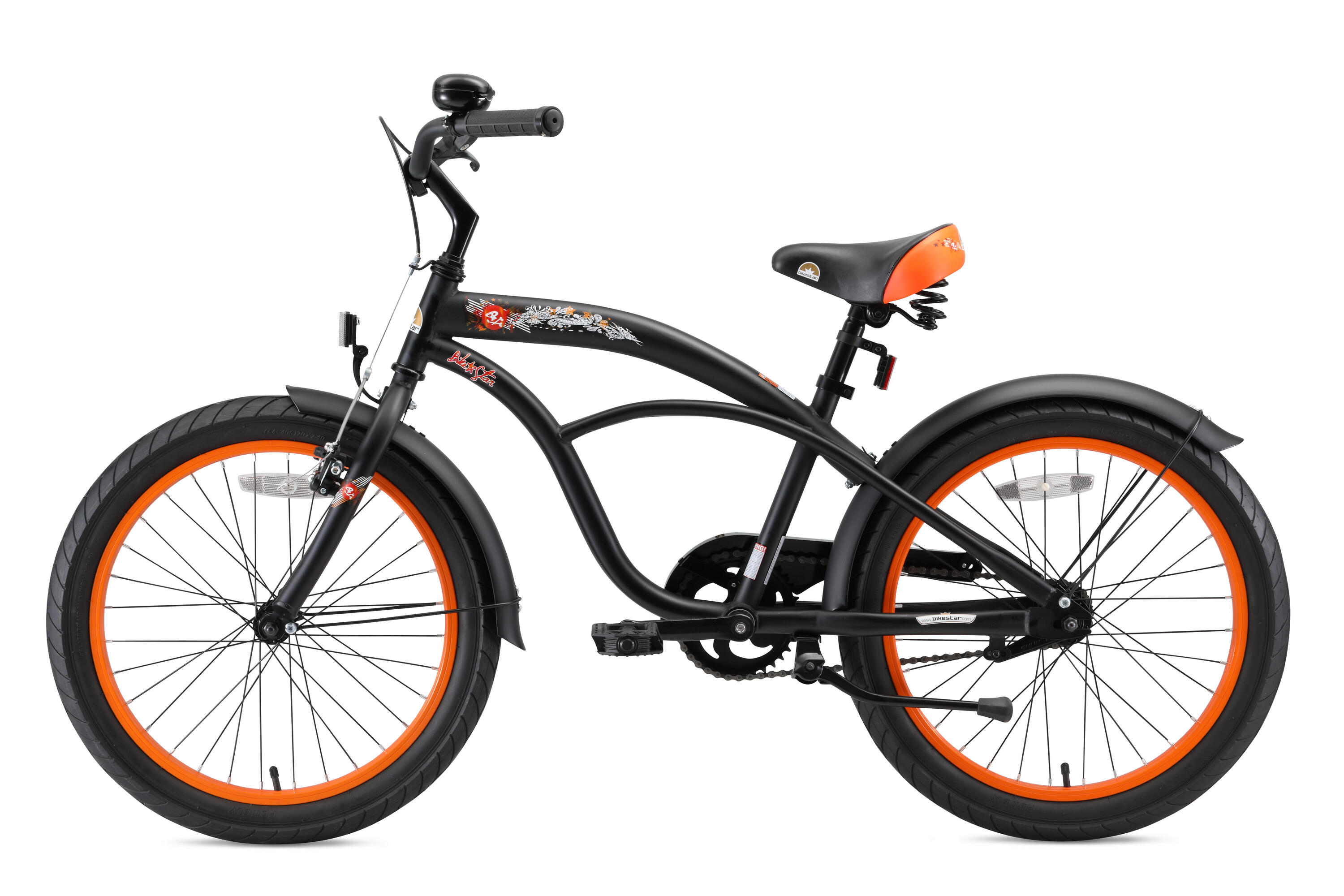 Vélo enfant 20 pouces à partir de 6 - 9 ans, VTC Cruiser 3/7