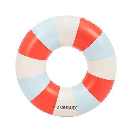 Flamingueo Bouée Enfant Gonflable Double Valve PVC Donut Rose