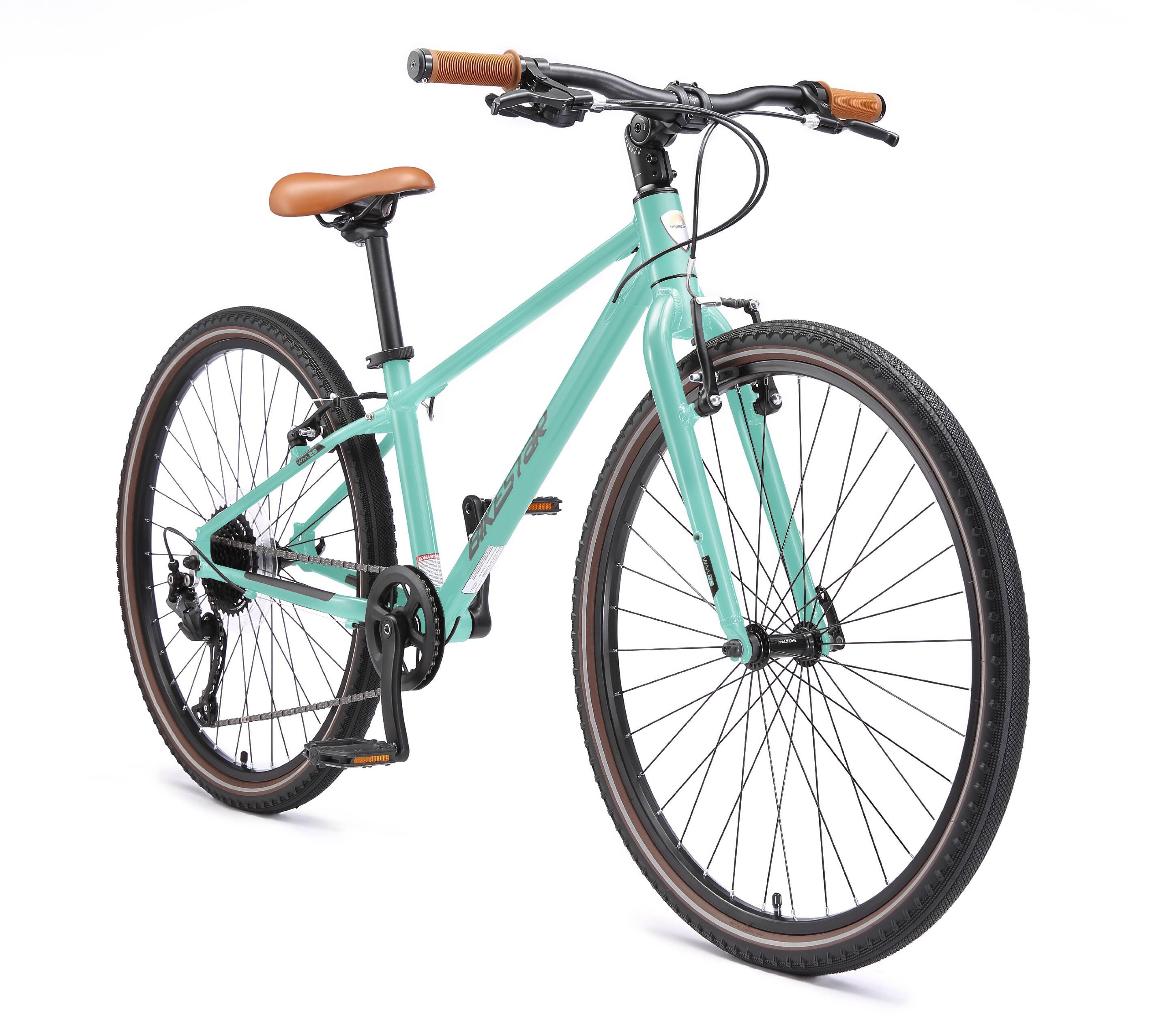 Stadsfiets 26" van aluminium, lichtgewicht 10 kg, 9 versnellingen Shimano 2/7