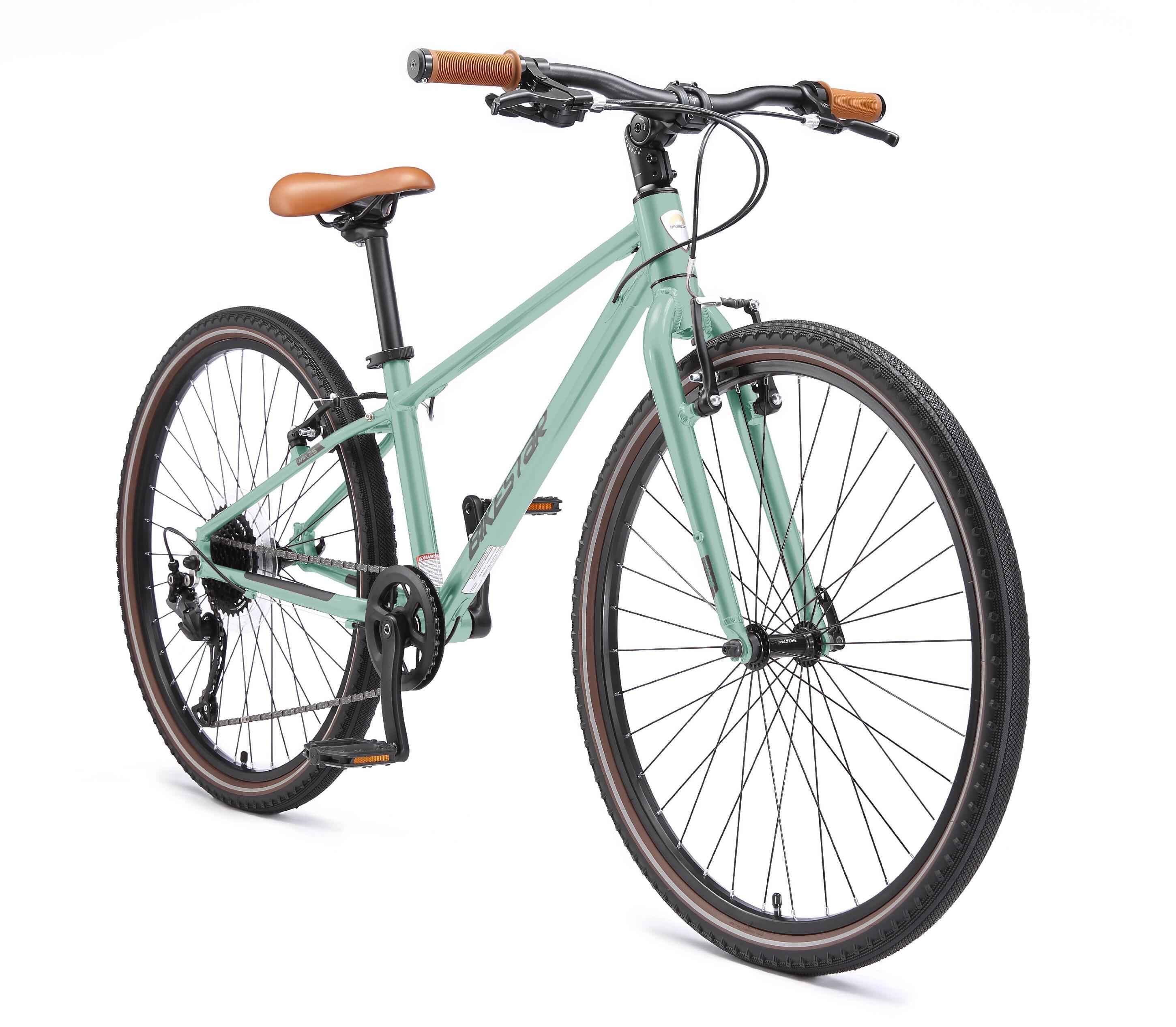 Vélo de ville 26", VTC en aluminium poids léger 10 kg, 9 vitesses Shimano 2/7