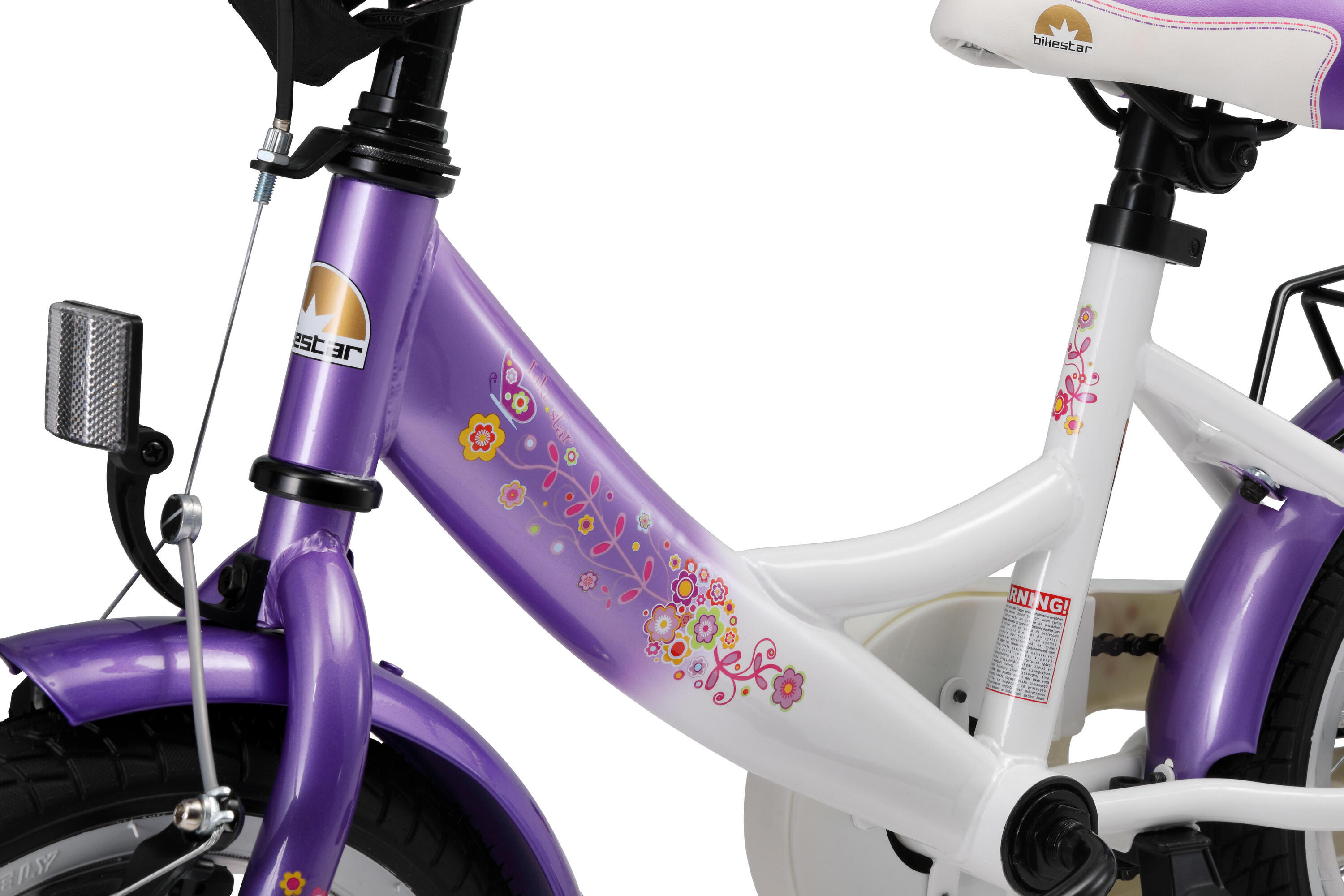 Bicicletta per bambini 12 pollici dai 3 - 5 anni, Classic 6/7