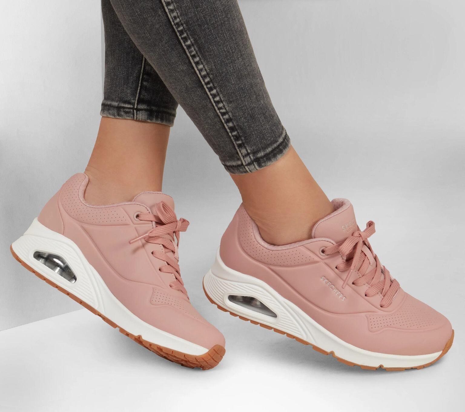 Sapatilhas Desportivas Caminhada Mulher Skechers 73690_Blsh Rosa com Atacadores 6/6