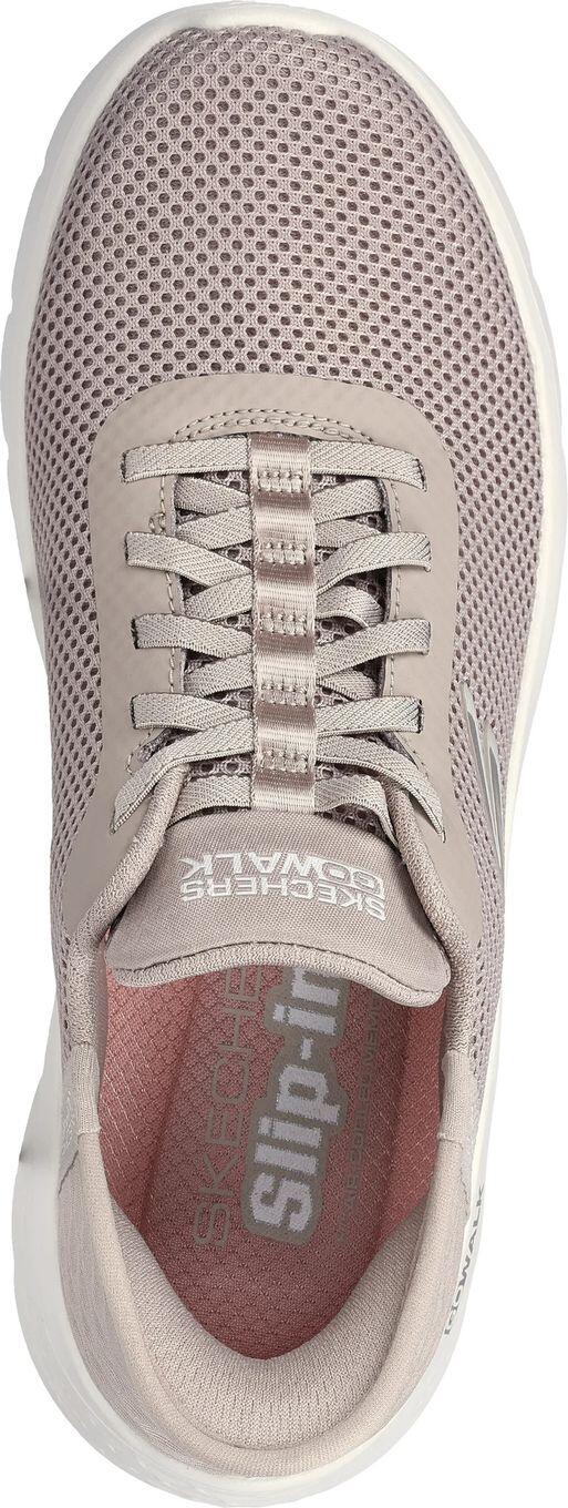Scarpe lifestyle Skechers Slip-ins Go Walk Flex Grand Entry beige da donna 3/7