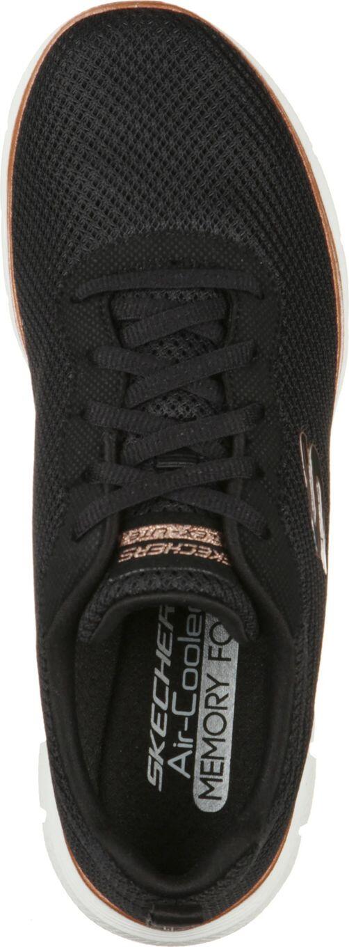 Zapatillas Lifestyle Skechers Flex Appeal 4.0 Brilliant View Negro/Dorado/Rosa p 3/7